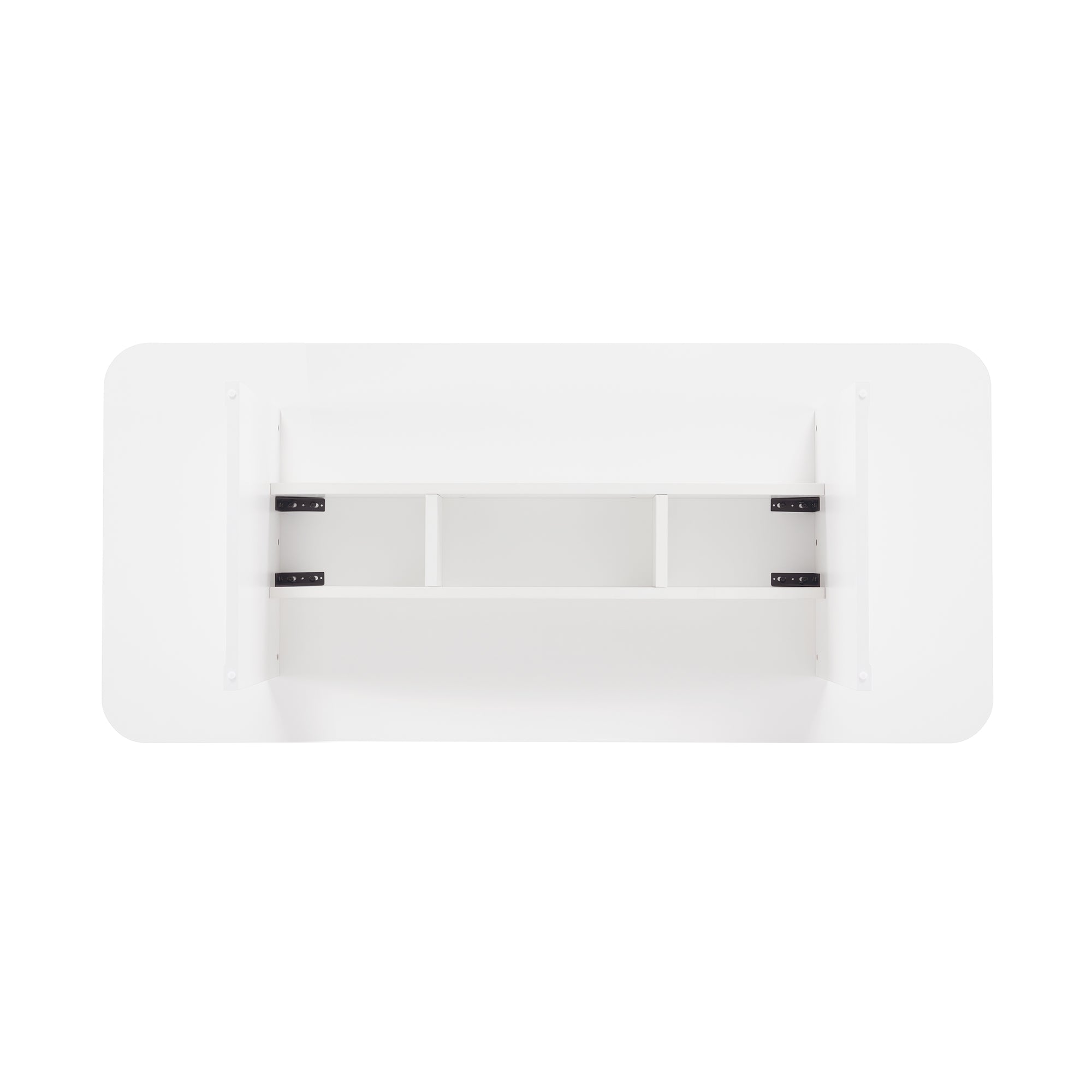 Alt View 6. Manhattan Comfort - Ella Modern 79" Dining Table - White.