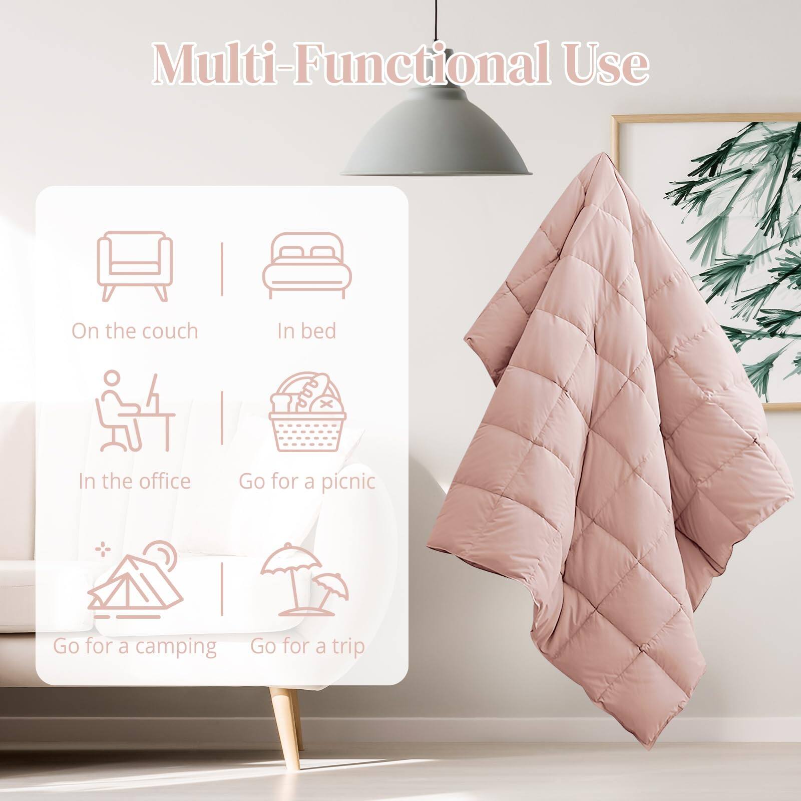 Multi-Functional Use

- On the couch
- In bed
- In the office
- Go for a picnic
- Go for a camping
- Go for a trip