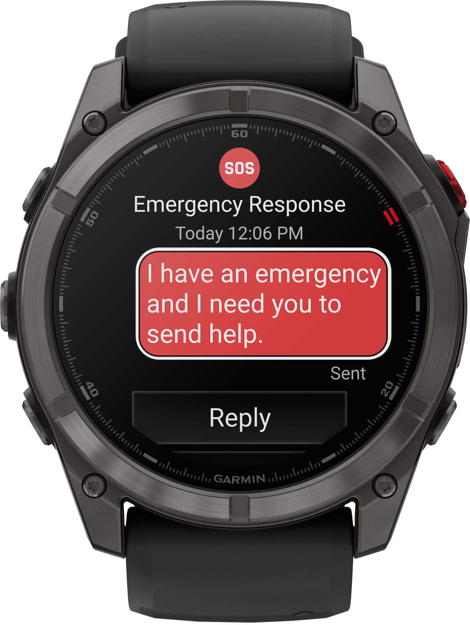 SOS Emergency Response
Today 12:06 PM
I have an emergency and I need you to send help.
Sent
Reply