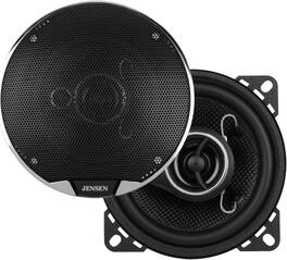 Jensen - APEX Power Series 4" 3-Way Premium Aramid Fiber Car Speakers (Pair) | 150 Watts Peak Power (35W RMS) Per Speaker - Black