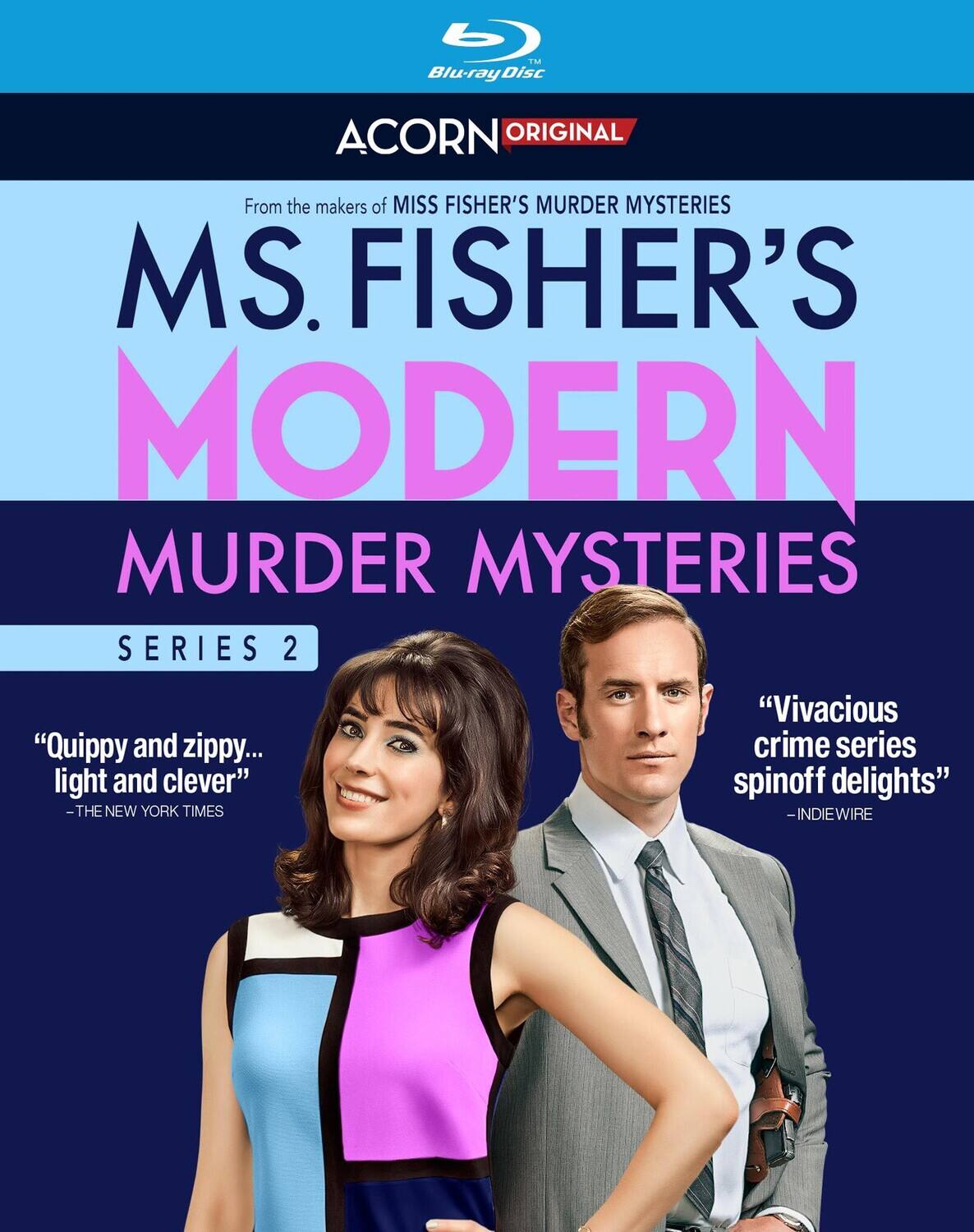 Front. Ms. Fisher's Modern Murder Mysteries: Series 2   - BLU-RAY.