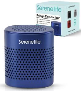 SereneLife - Fridge Deodorizer & Odor Eliminator Pod for Freezer, Closet, Car, Shoes - Blue