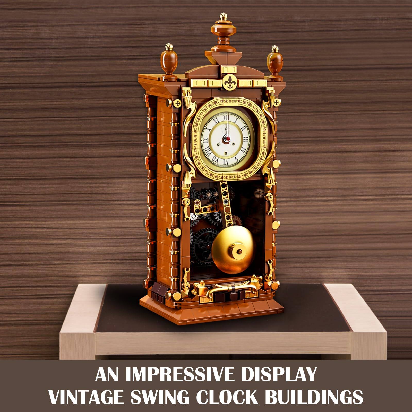 II XI L  
MA . A 1 A ! E III WV  
AN IMPRESSIVE DISPLAY  
VINTAGE SWING CLOCK BUILDINGS