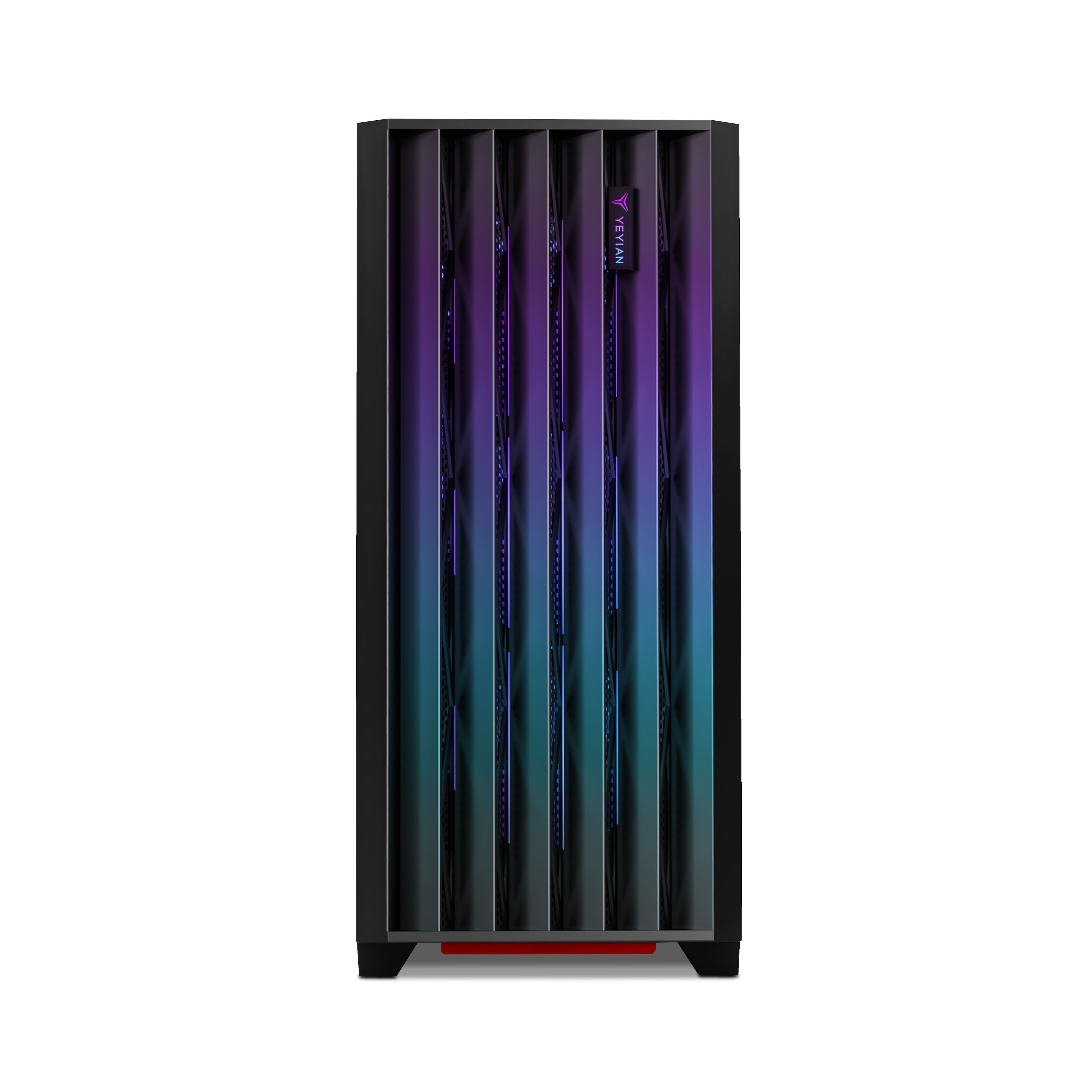 YEYIAN - Gaming Desktop Phoenix Glass - Intel Core i7 13700F - NVIDIA Geforce RTX 4070 Super - 16GB DDR5 - 1TB NVMe SSD - Black