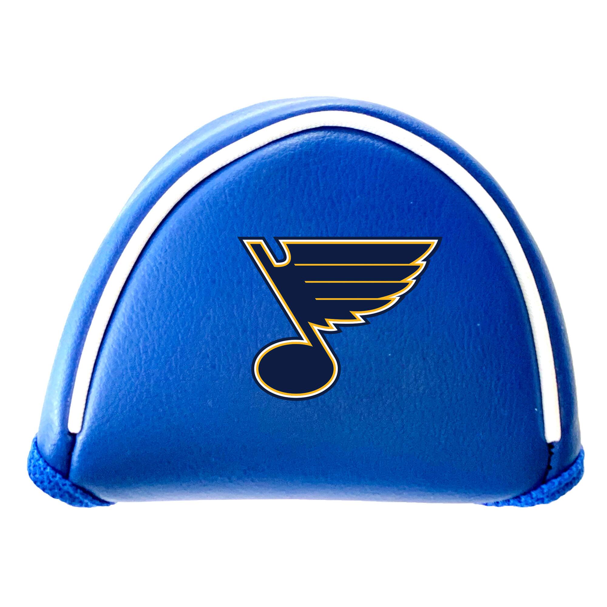 Front. Team Golf - St. Louis Blues Mallet Putter Cover - Multicolor.