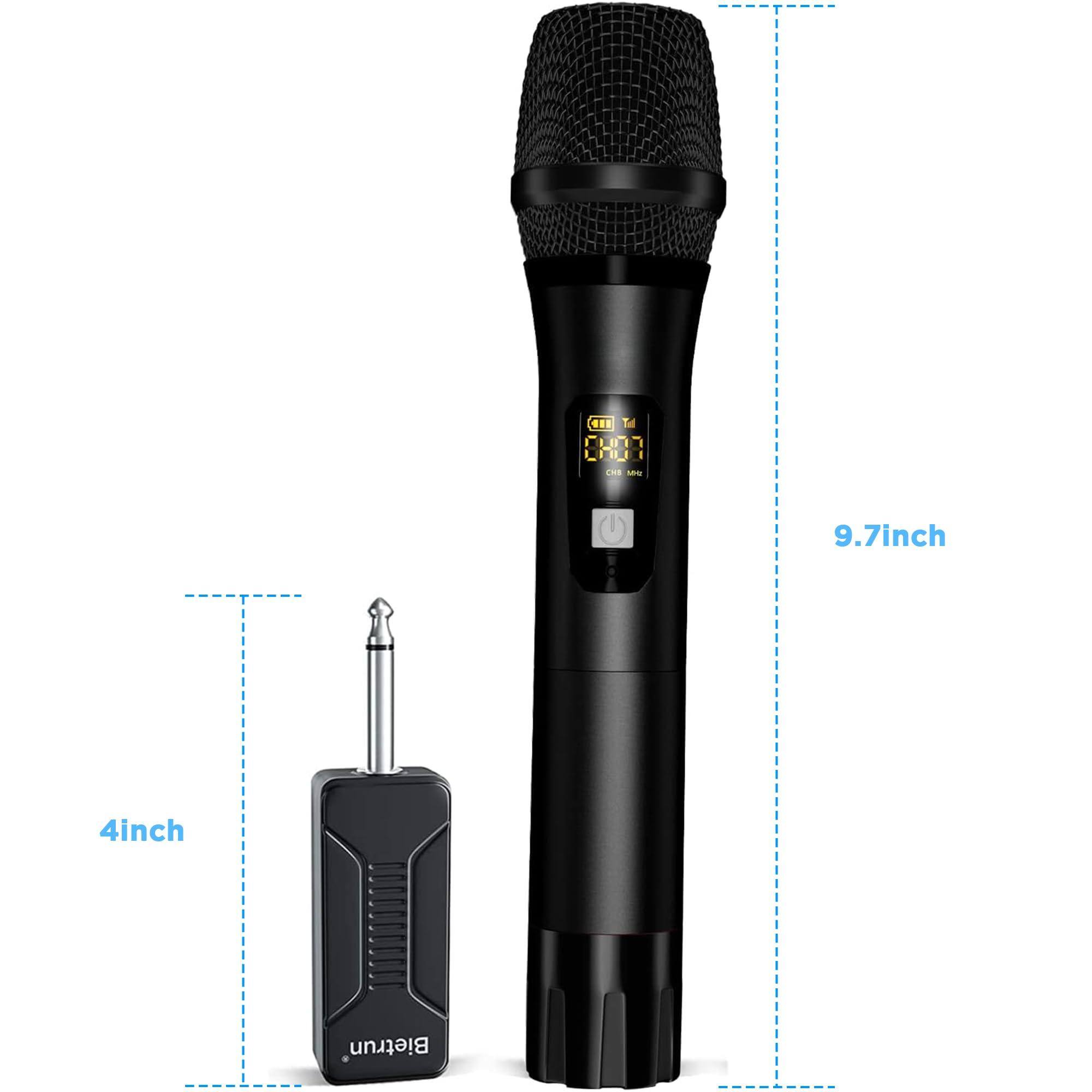 The text on the image can be grouped and corrected as follows:

- "9.7inch"
- "4inch"
- "Bietrun"