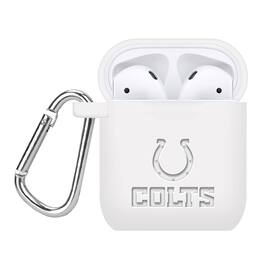 Artinian - Indianapolis Colts Debossed Silicone AirPods Case Cover - Multicolor
