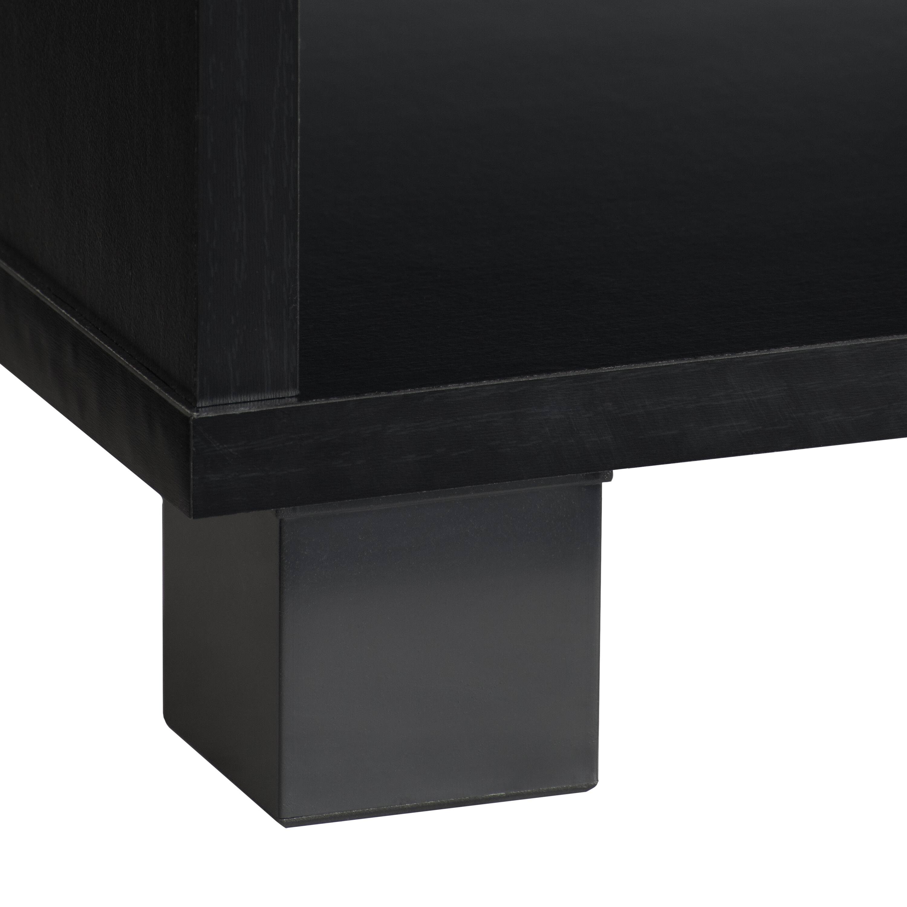 Alt View 14. CorLiving - Hollywood Collection TV Stand with Open Cabinets for Most TVs up to 85" - Black.