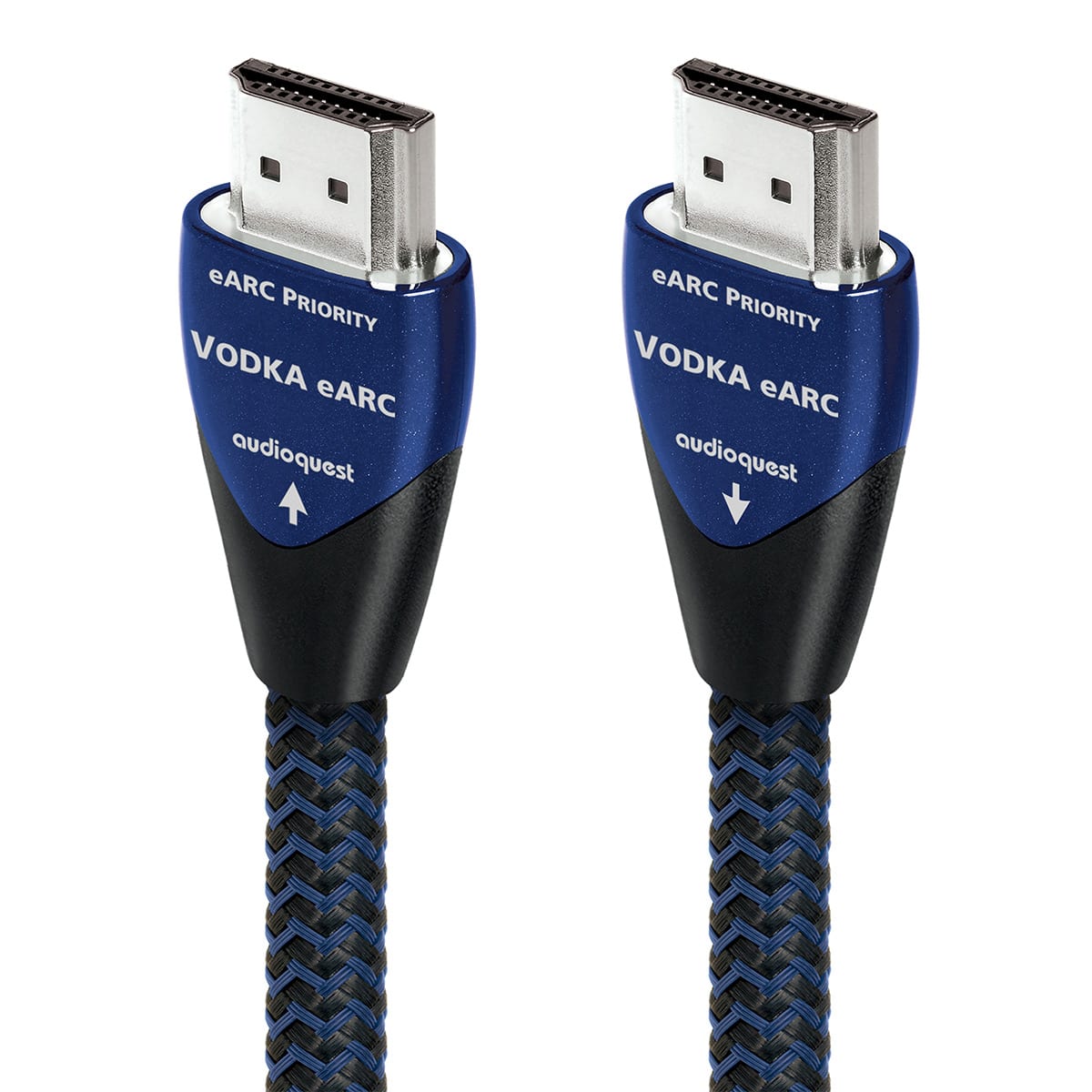 AudioQuest - Vodka eARC Priority Ultra High Speed 48Gbps HDMI 2.1 Cable (7.38 ft) - Black