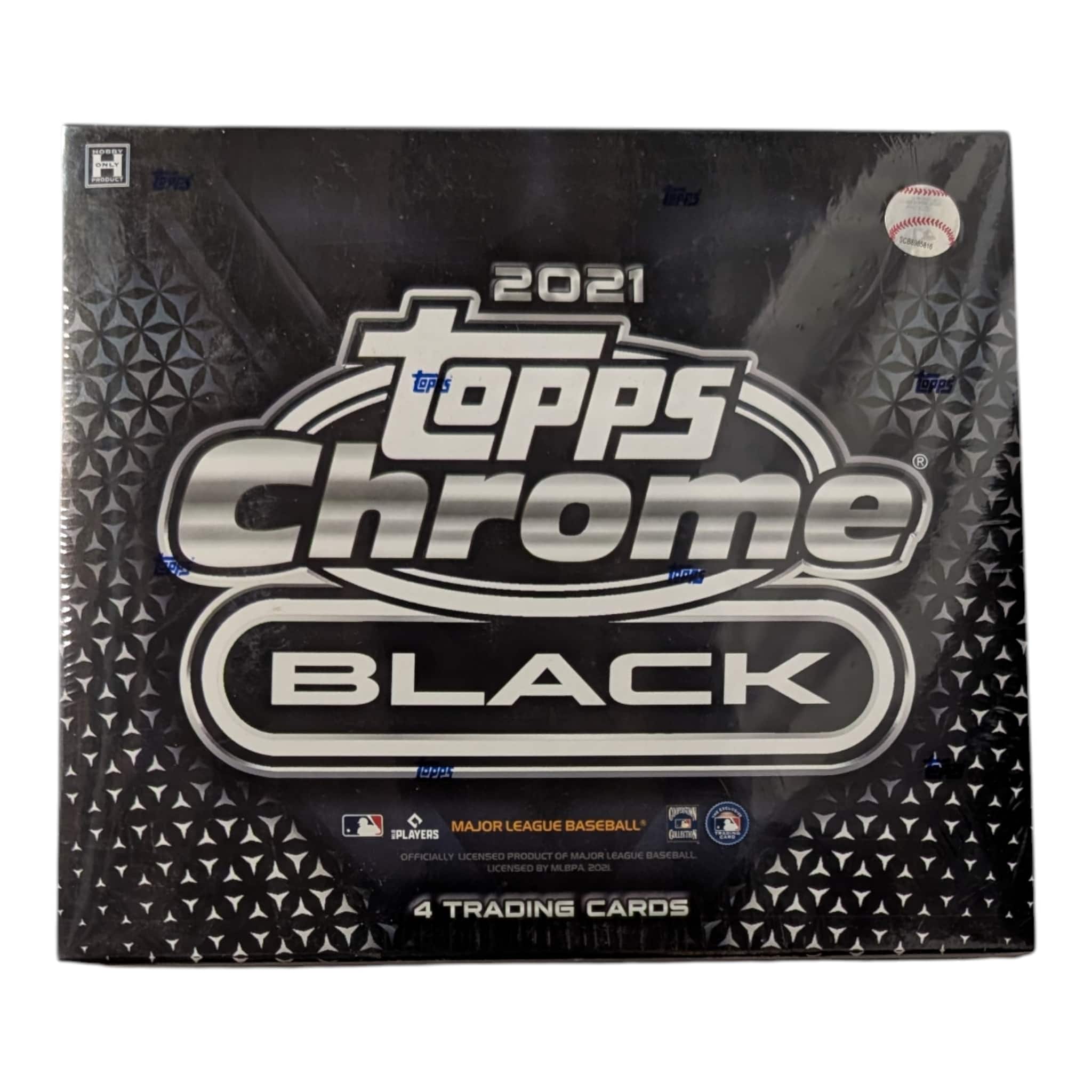 2021 Topps Chrome Black Baseball Hobby Box price history on PriceWatchPro