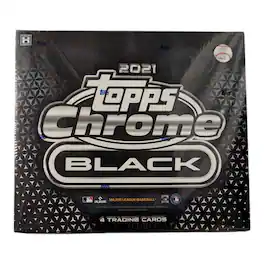 2021 Topps Chrome Black Baseball Hobby Box