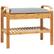 Front. Costway - Shoe Rack Bench Bamboo W/Cushioned Seat&Storage Shelf Padded Seat Shoe Bench - Natural and Grey.