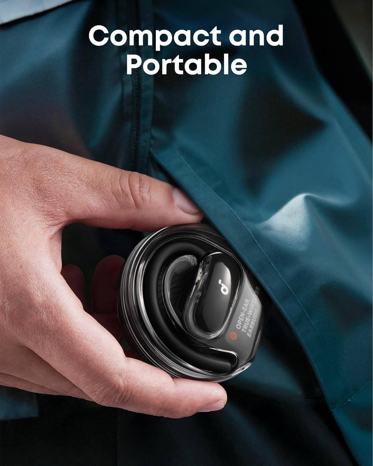 Soundcore V40i by Anker, Open Ear Headphones Black - Best Buy