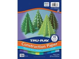 Tru-Ray - 9" x 12" Construction Paper, Cool 150 Sheets/Pack - Cool Assorted
