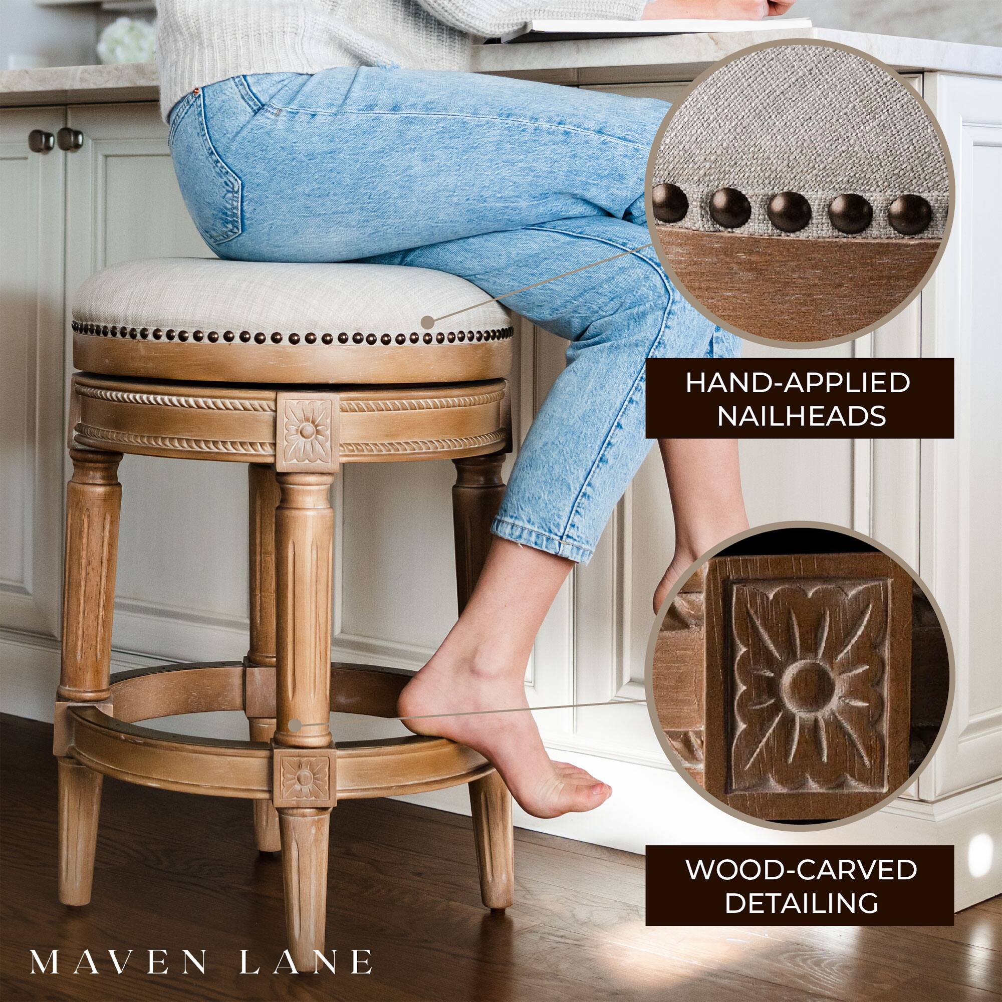 MAVEN LANE

HAND-APPLIED NAILHEADS

WOOD-CARVED DETAILING