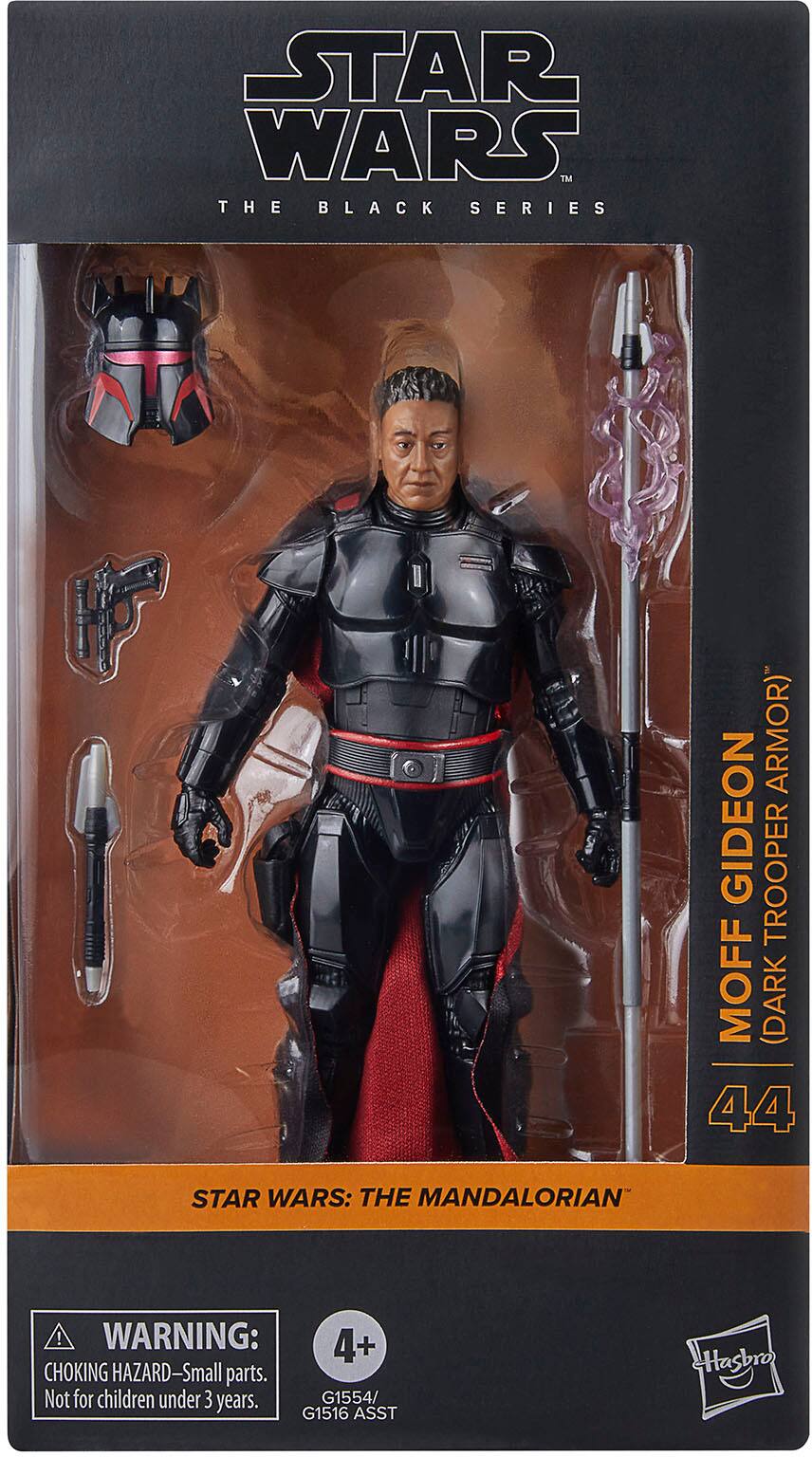 STAR WARS TM THE BLACK SERIES ARMOR GIDEON TROOPER MOFF (DARK 44 STAR WARS: THE MANDALORIAN ! WARNING: 4+ CHOKING HAZARD-Small parts. Not for children under 3 years. G1554/ G1516 ASST Hasbro