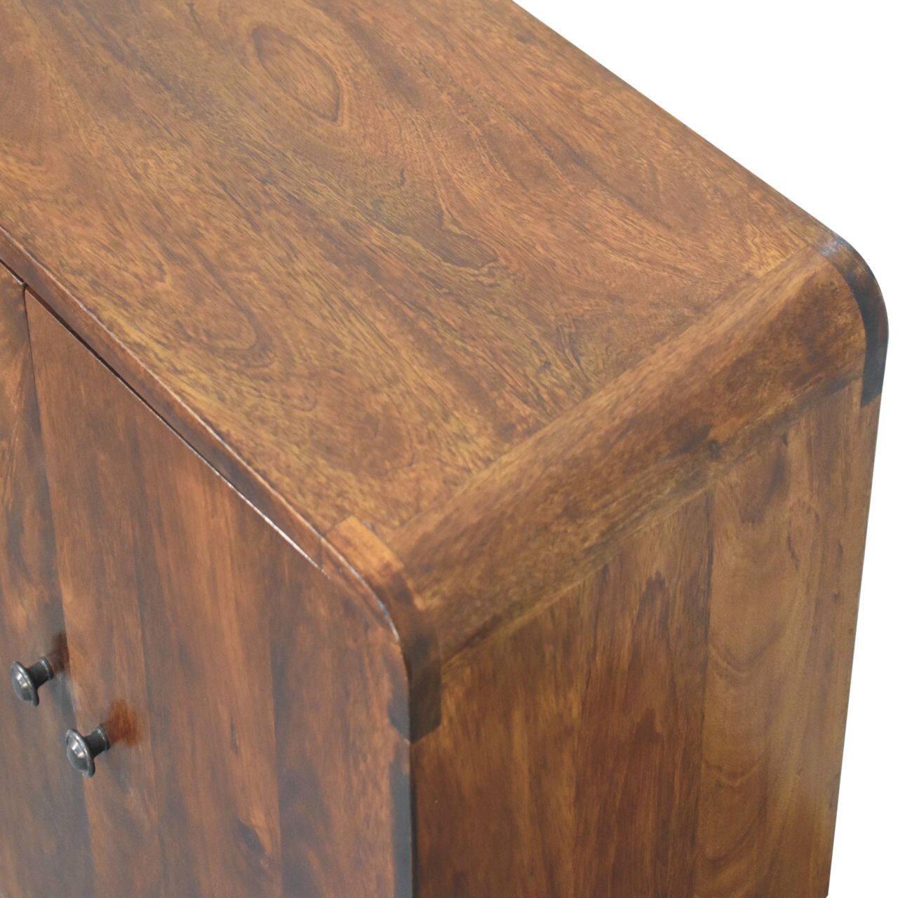 Alt View 2. Artisan Furniture - Artisan Furniture Solid Wood Mini Classic Chestnut Cabinet - Chestnut.