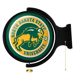 The Fan-Brand - NDSU Bison Team Logo 21'' x 23'' Rotating Lighted Wall Sign - Multicolor