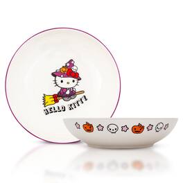Silver Buffalo - Sanrio Hello Kitty Witch 9-Inch Ceramic Coupe Dinner Bowl - Purple