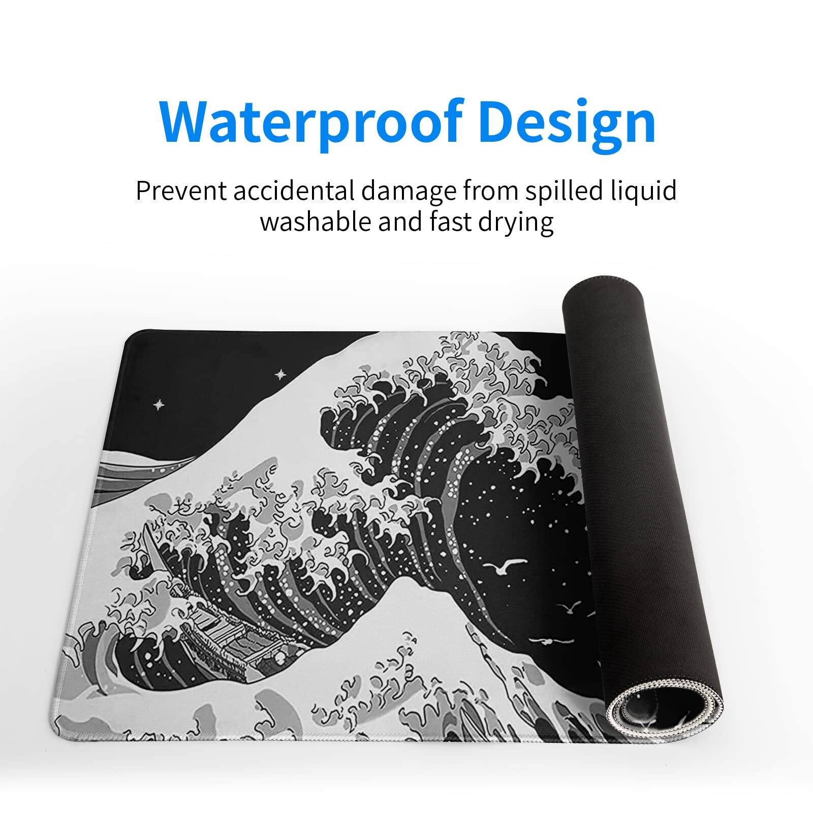 Waterproof Design

Prevent accidental damage from spilled liquid  
washable and fast drying