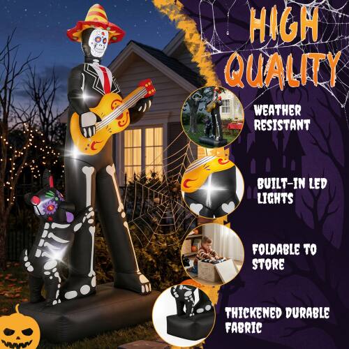 HIGH QUALITY WEATHER RESISTANT  
BUILT-IN LED LIGHTS  
FOLDABLE TO STORE  
THICKENED DURABLE FABRIC
