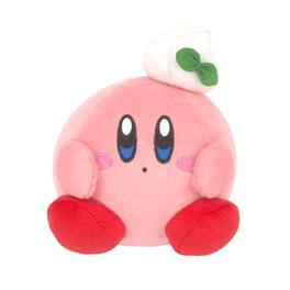 Little Buddy - Kirby Whipped Cream 5 Inch Collector Plush - Pink