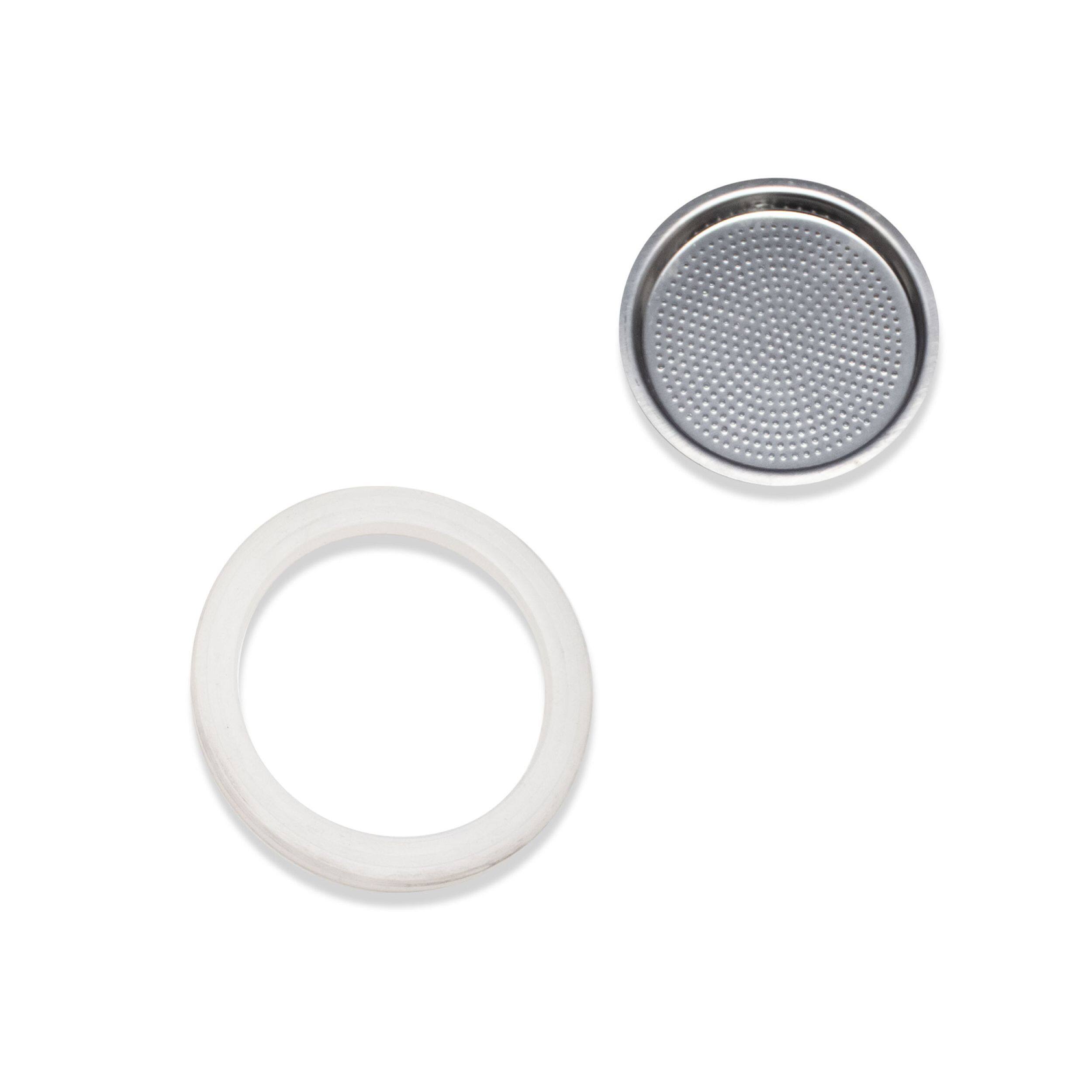 Alt View 6. Escali - London Sip Stainless Steel Espresso Maker 3-cup, Silver - Silver.