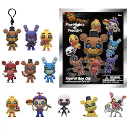 Monogram - Five Nights at Freddy's Series 1 Blind Bag 3D Foam Bag Clip | 1 Random - Multi-Colored