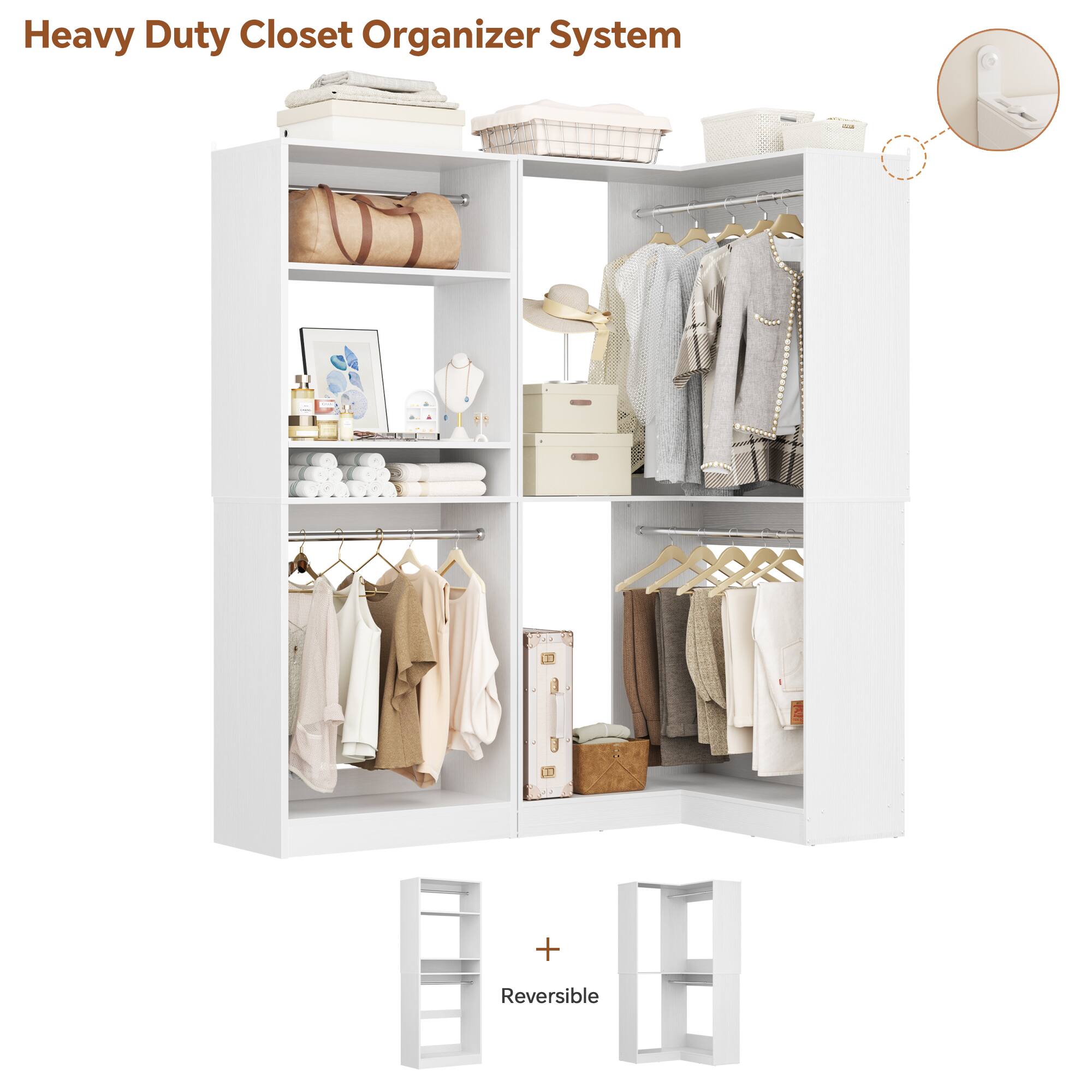 Heavy Duty Closet Organizer System

Heavy Duty Closet Organizer System

Reversible