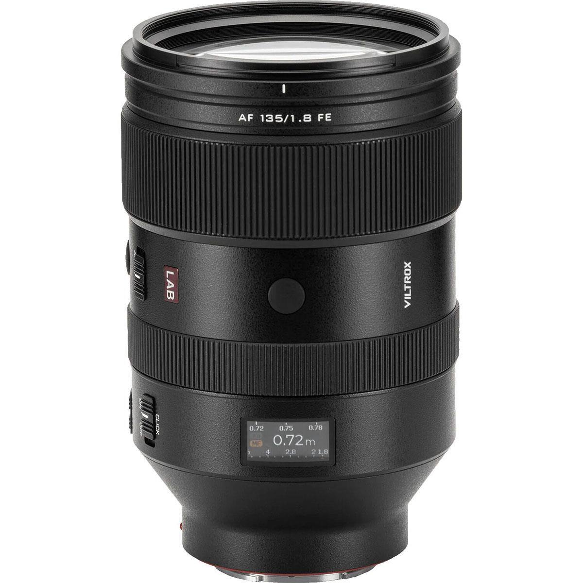 AF 135/1.8 FE  
LAB  
VILTROX  
0.72 0.75 0.78 MF 0.72m  
5 4 2.8 21.8