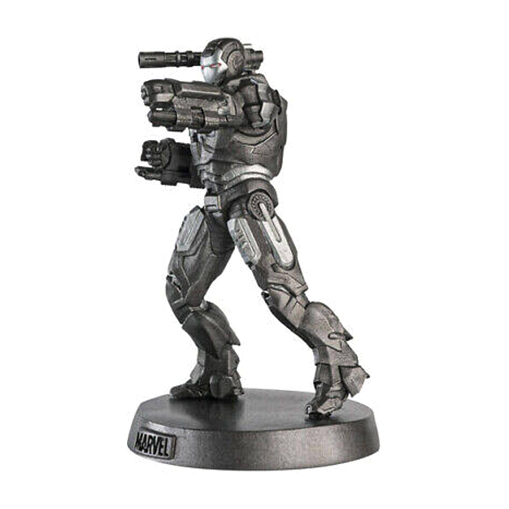Alt View 10. Marvel - Eaglemoss Marvel Heavyweights 1:18 Metal Statue | 013 War Machine - Silver.