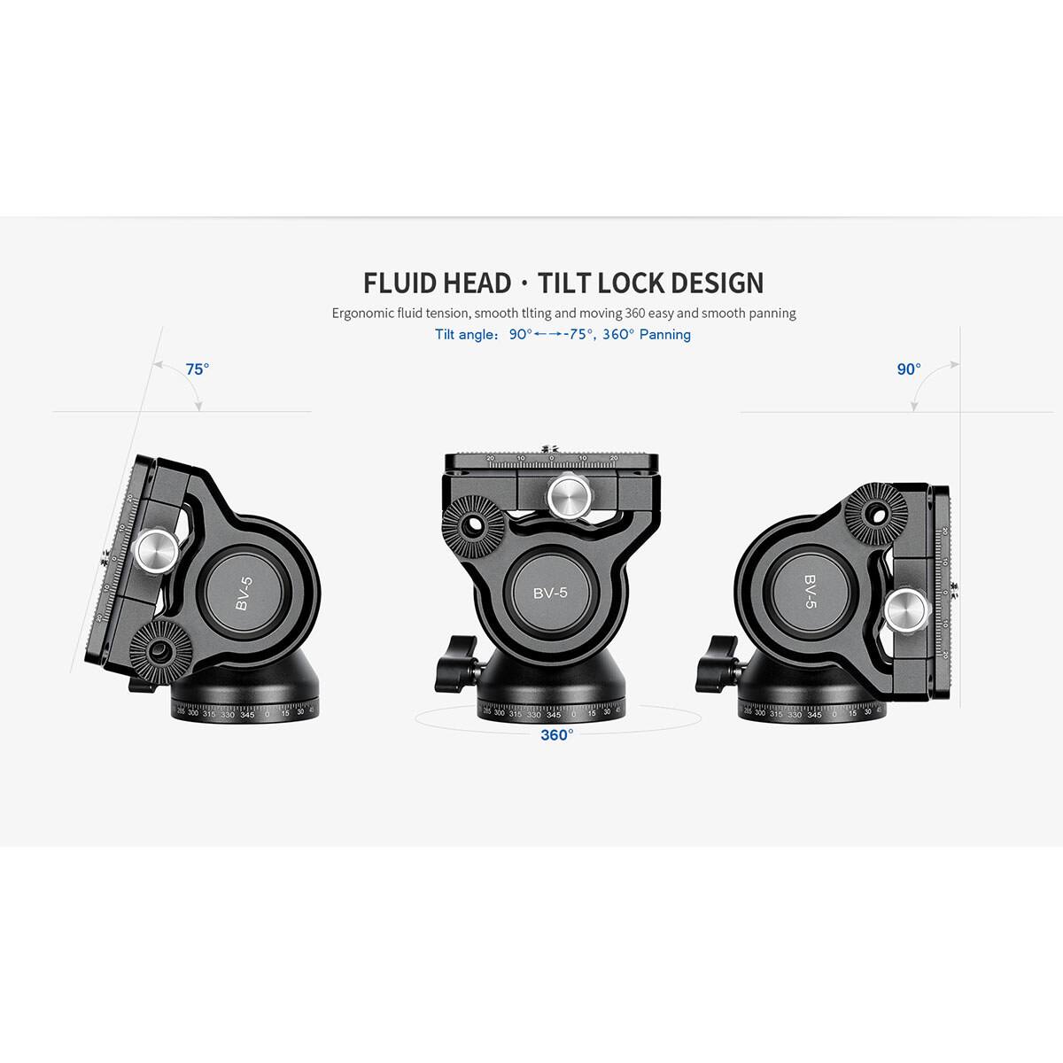 Leofoto BV 5 Mini Compact Fluid Video Head - Best Buy