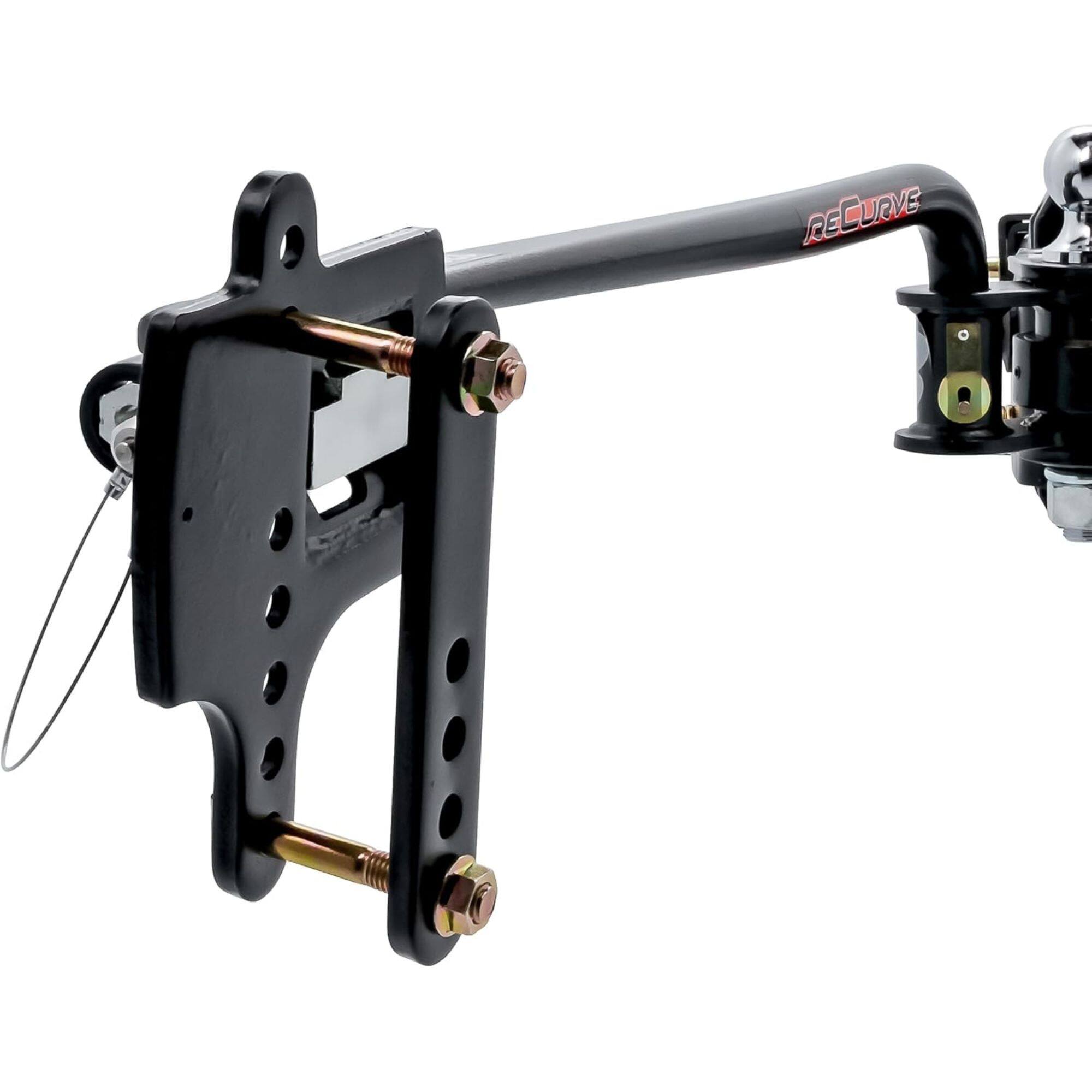 Alt View 4. Camco - Camco Eaz-Lift ReCurve R3 1200Lb Weight Distribution Hitch, Sway Control, 48753 - Black.