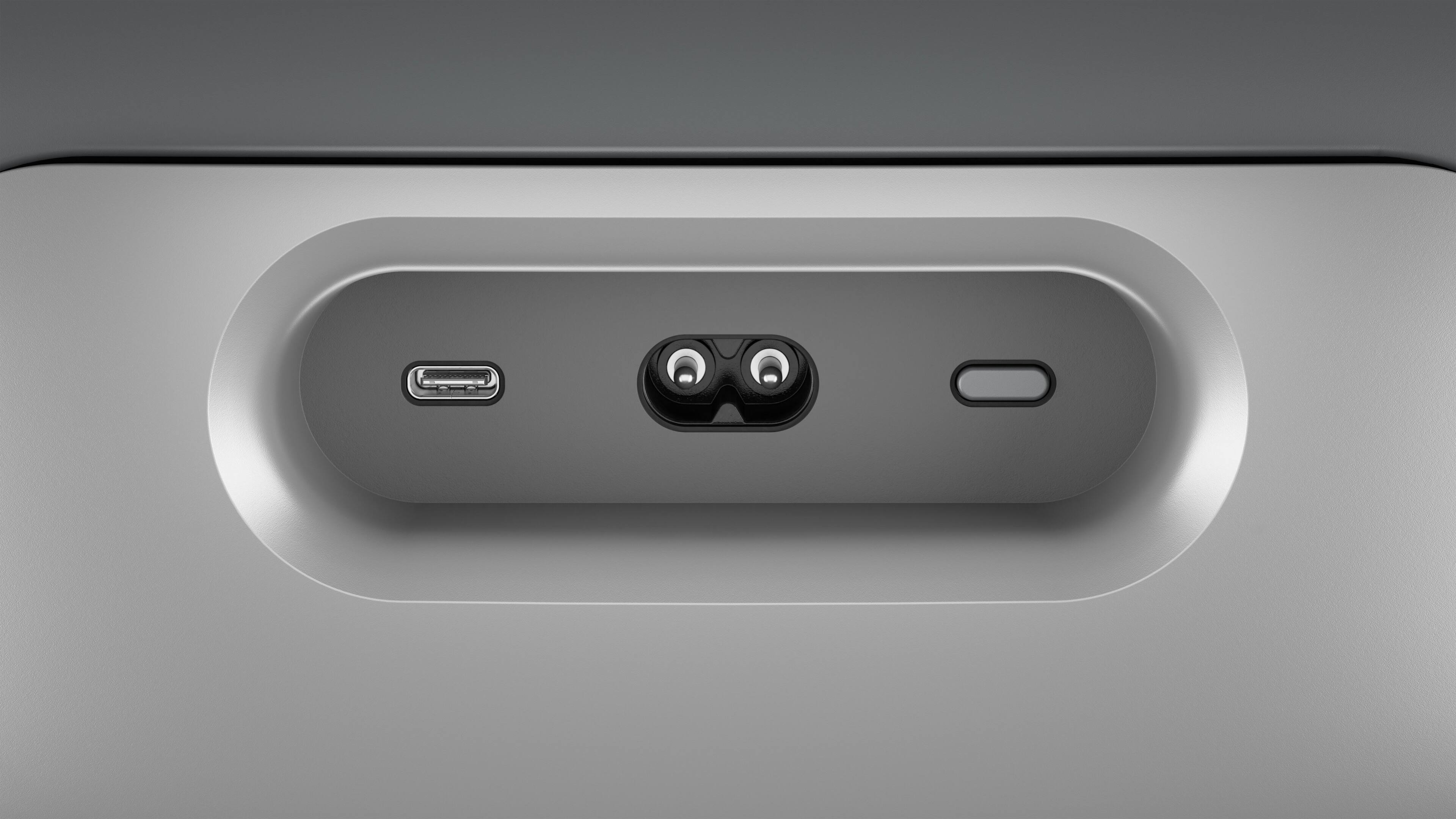 Alt View 16. Bowers & Wilkins - Zeppelin Pro Edition 3.5" Hi-Res 240W Wireless Speaker (Each) - Space Grey.