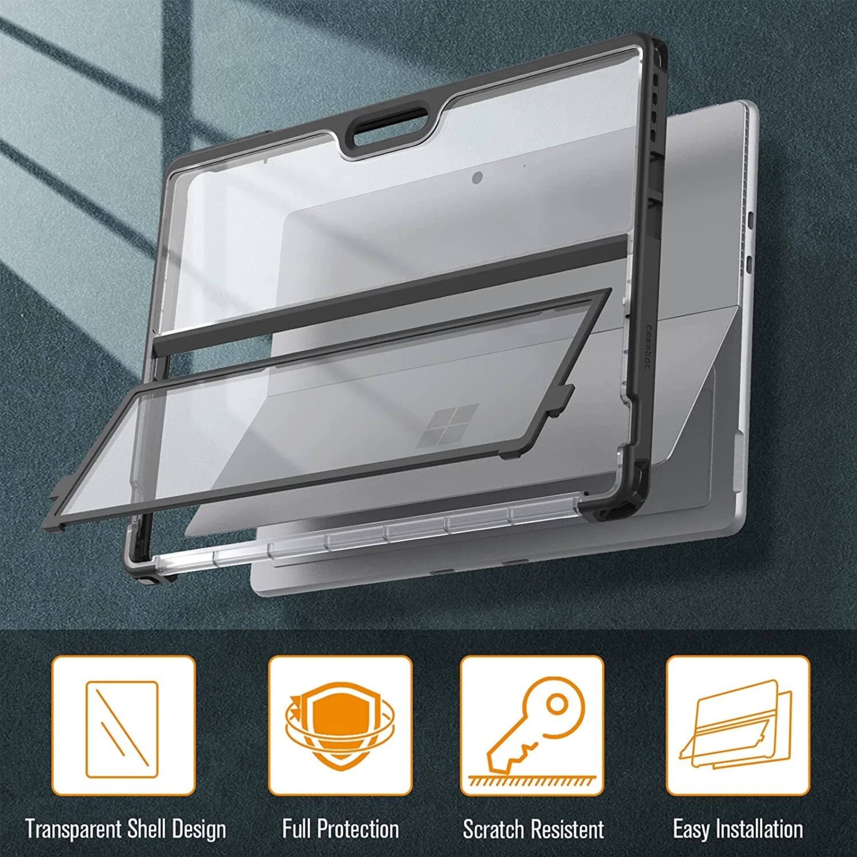 Transparent Shell Design  
Full Protection  
Scratch Resistant  
Easy Installation