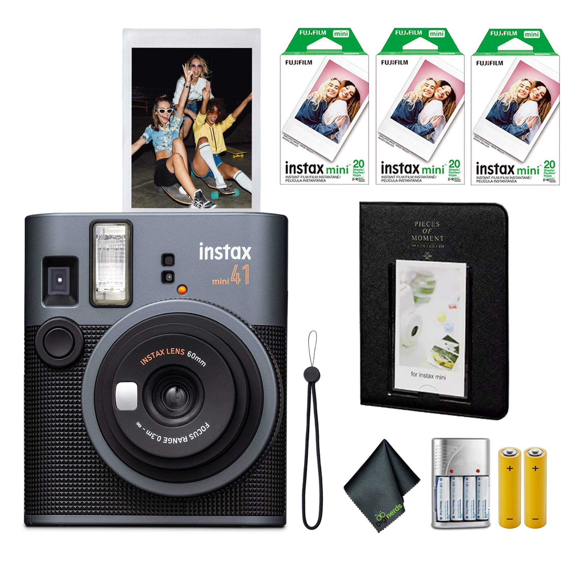 FUJIFILM mini  
FUJIFILM mini  
FUJIFILM mini  
FUJIFILM instax 20 mini  
instax mini 20  
instax mini 20  
instax mini 20  
instax mini 41  
instax mini 41 PIECES OF MOMENT  
INSTAX LENS 60mm  
FOCUS RANGE 0.3m - ∞  
DIGINERDS 8 DVD -