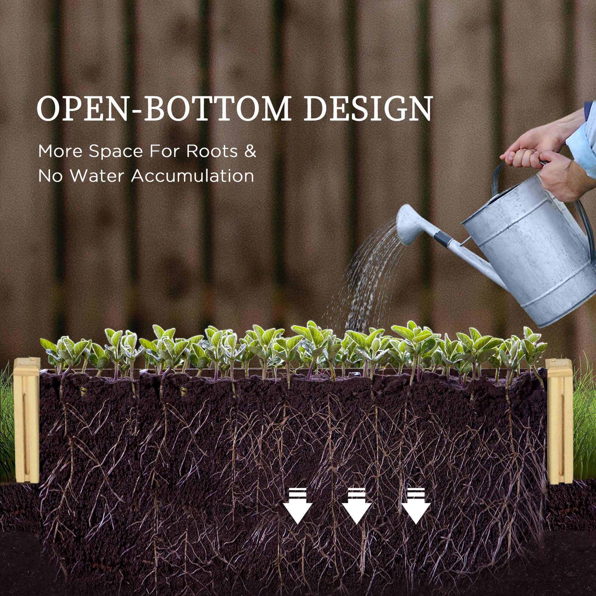 OPEN-BOTTOM DESIGN
More Space For Roots & No Water Accumulation