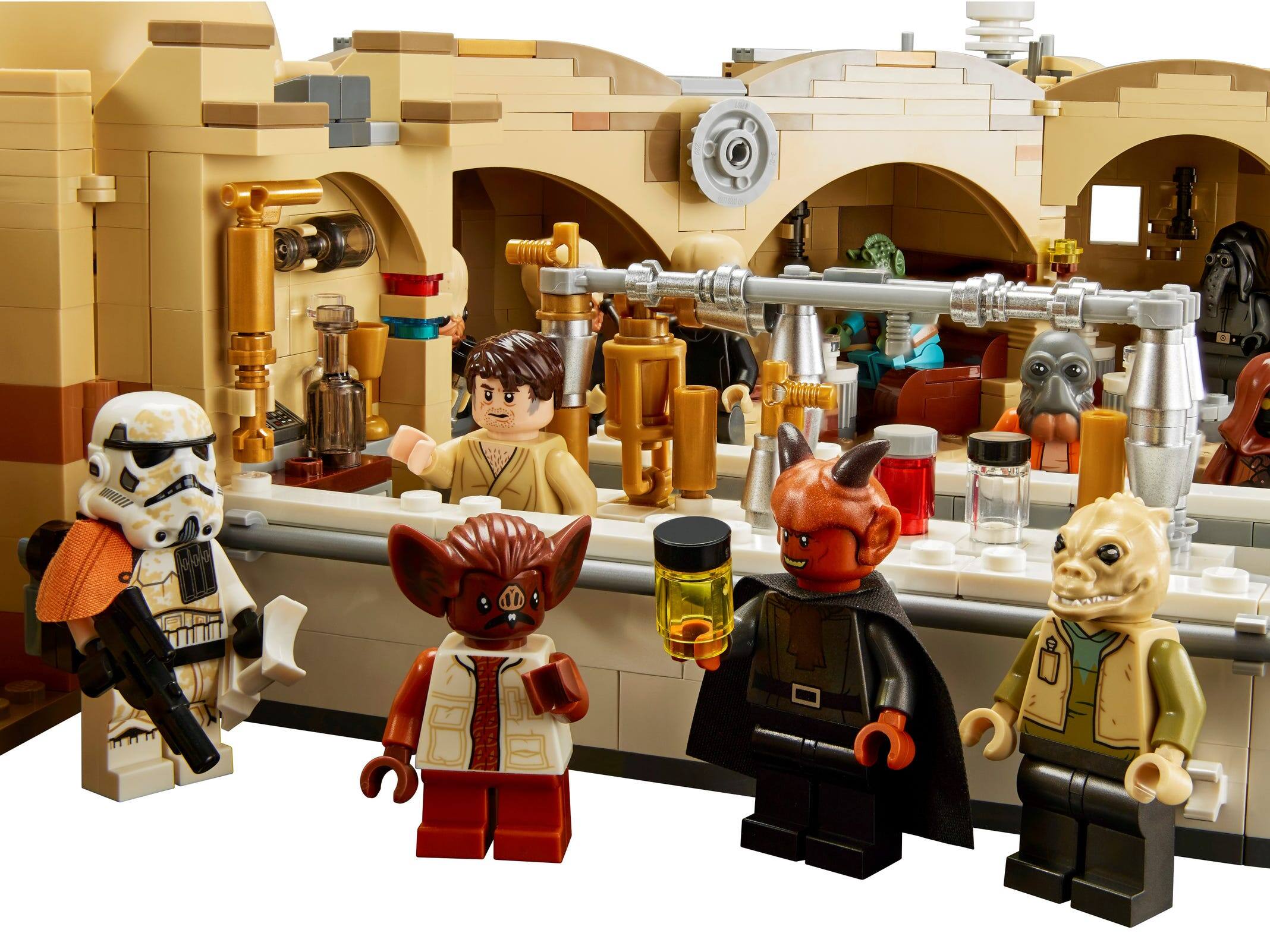 Alt View 8. LEGO - LEGO Star Wars: A New Hope Mos Eisley Cantina - 3187 Piece Building Set [LEGO #75290].