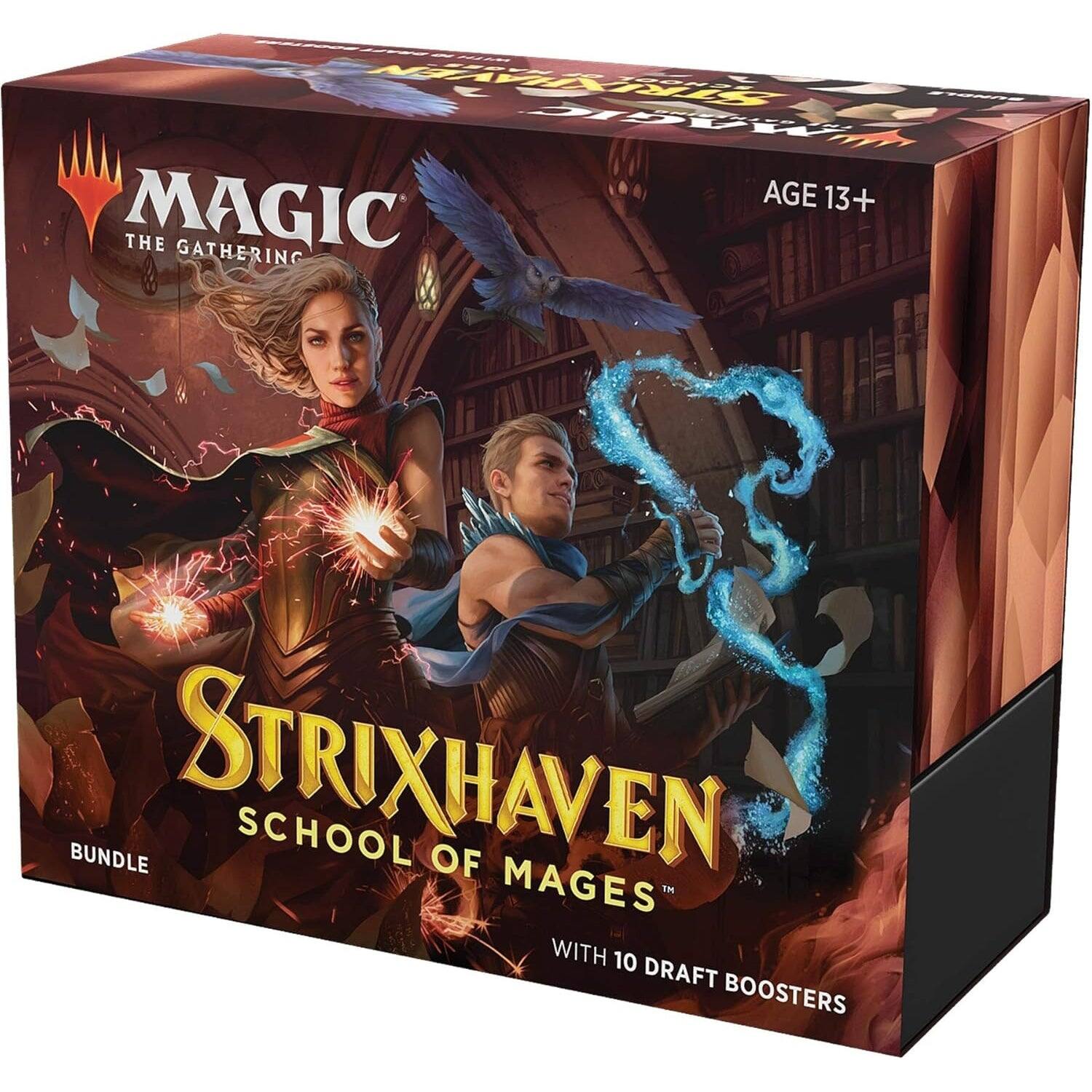 MAGIC THE GATHERING BUNDLE STRIXHAVEN SCHOOL OF MAGES 19 WITH 10 DRAFT BOOSTERS