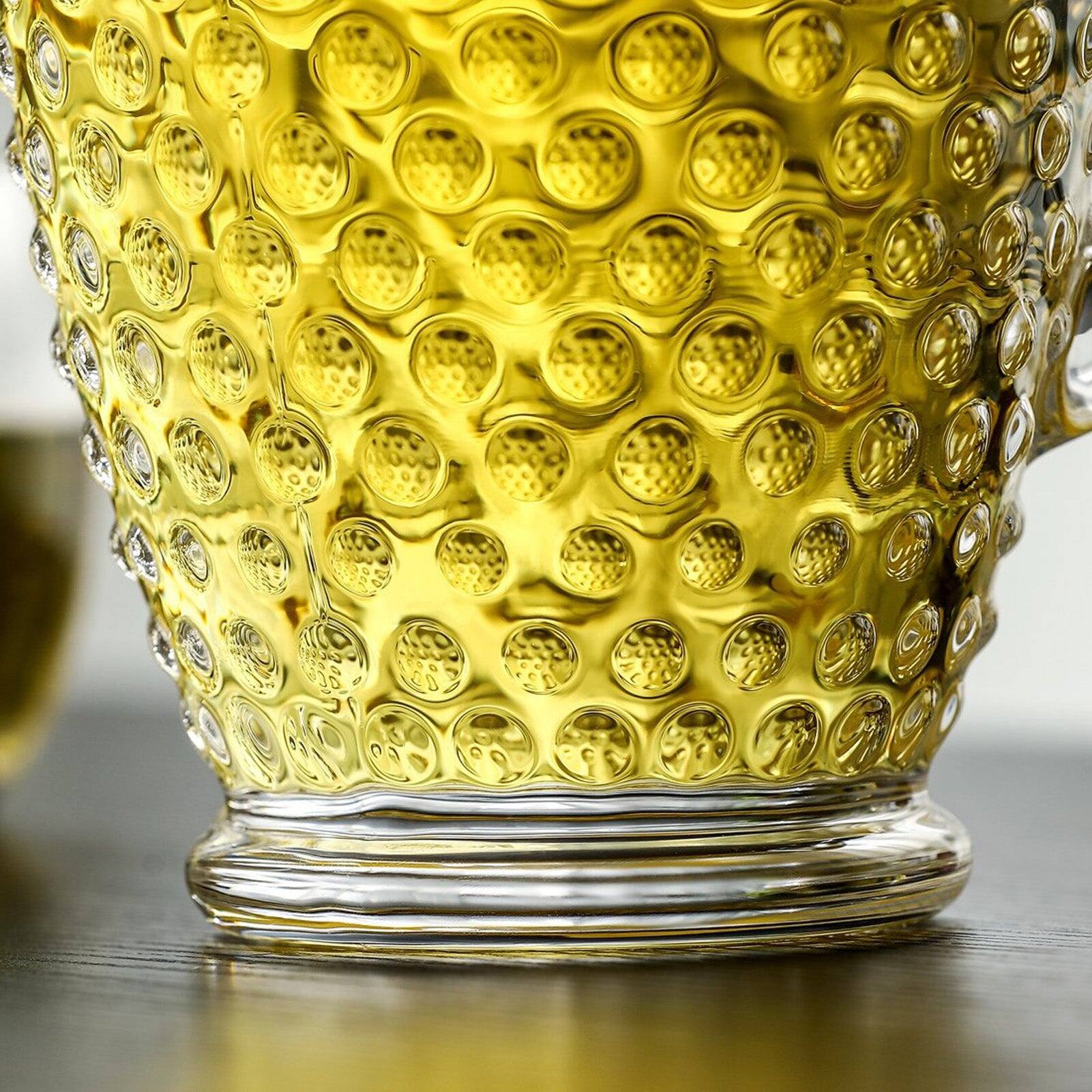 Alt View 1. BreeBe - Hobnail Collection Pitcher Glass 58.1 oz. - Clear.