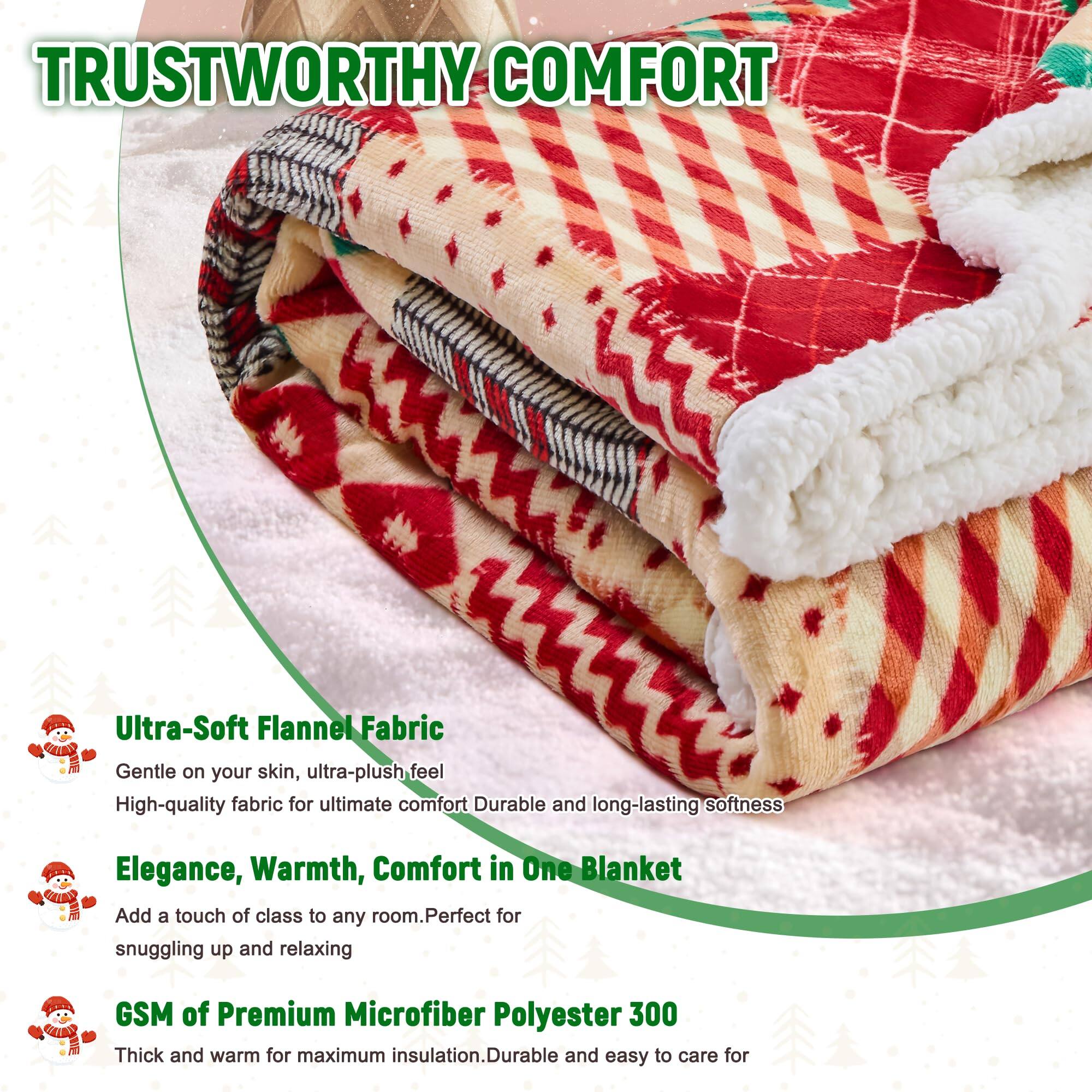 **TRUSTWORTHY COMFORT**

- **Ultra-Soft Flannel Fabric**
  - Gentle on your skin, ultra-plush feel
  - High-quality fabric for ultimate comfort
  - Durable and long-lasting softness

- **Elegance, Warmth, Comfort in One Blanket**
  - Add a touch of class to any room.
  - Perfect for snuggling up and relaxing

- **GSM of Premium Microfiber Polyester 300**
  - Thick and warm for maximum insulation.
  - Durable and easy to care for