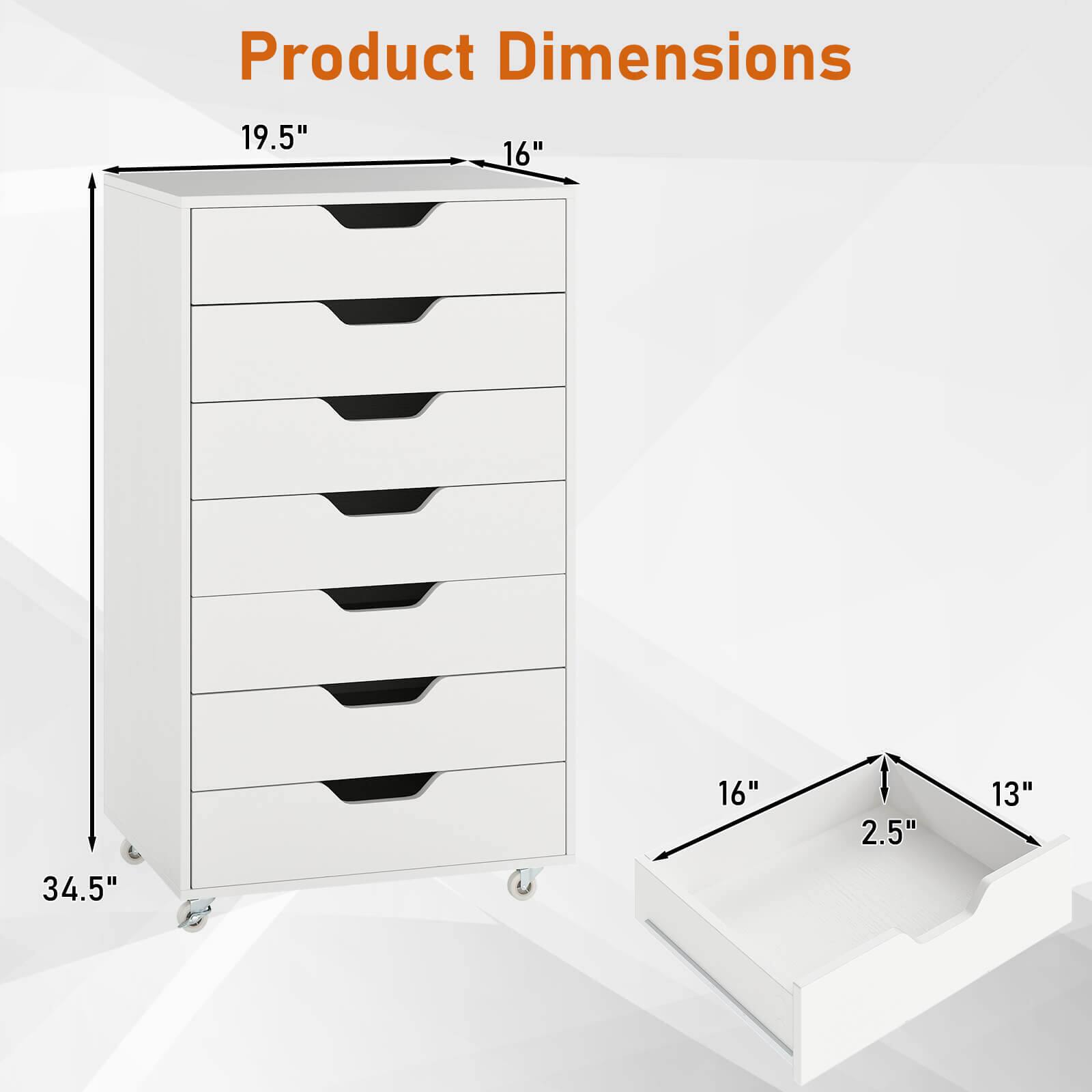 Product Dimensions  
19.5" x 16" x 34.5"  
16" x 13" x 2.5"