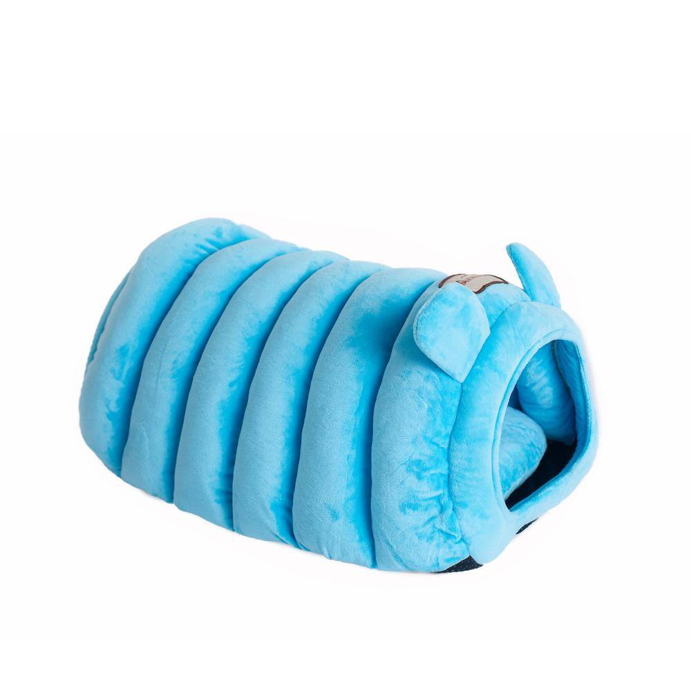 Alt View 6. Armarkat - Cat Bed Tube Shape - Blue.