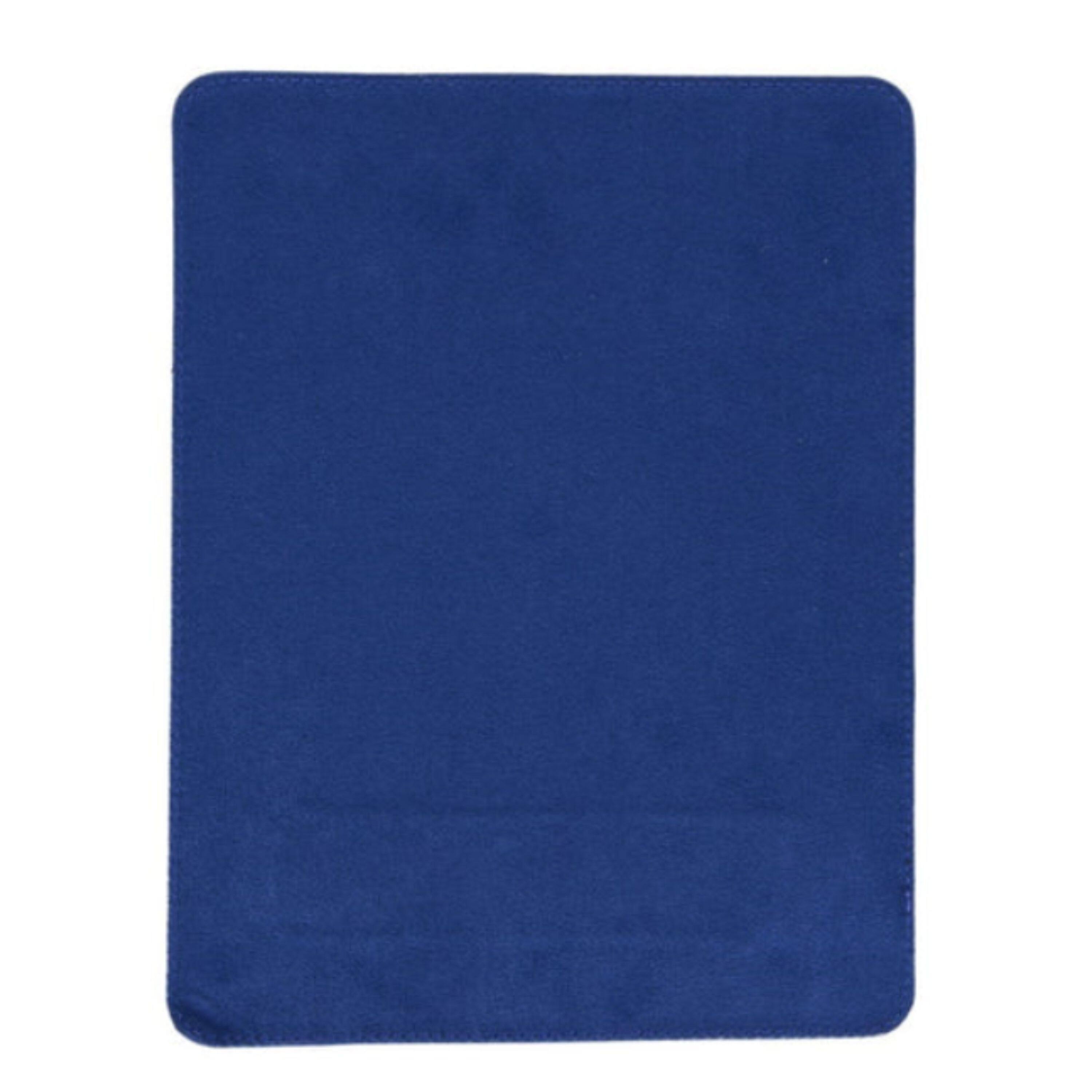 Back. Kitcheniva - Leather Mouse Pad With Hand Support For Comfort Blue - Blue.