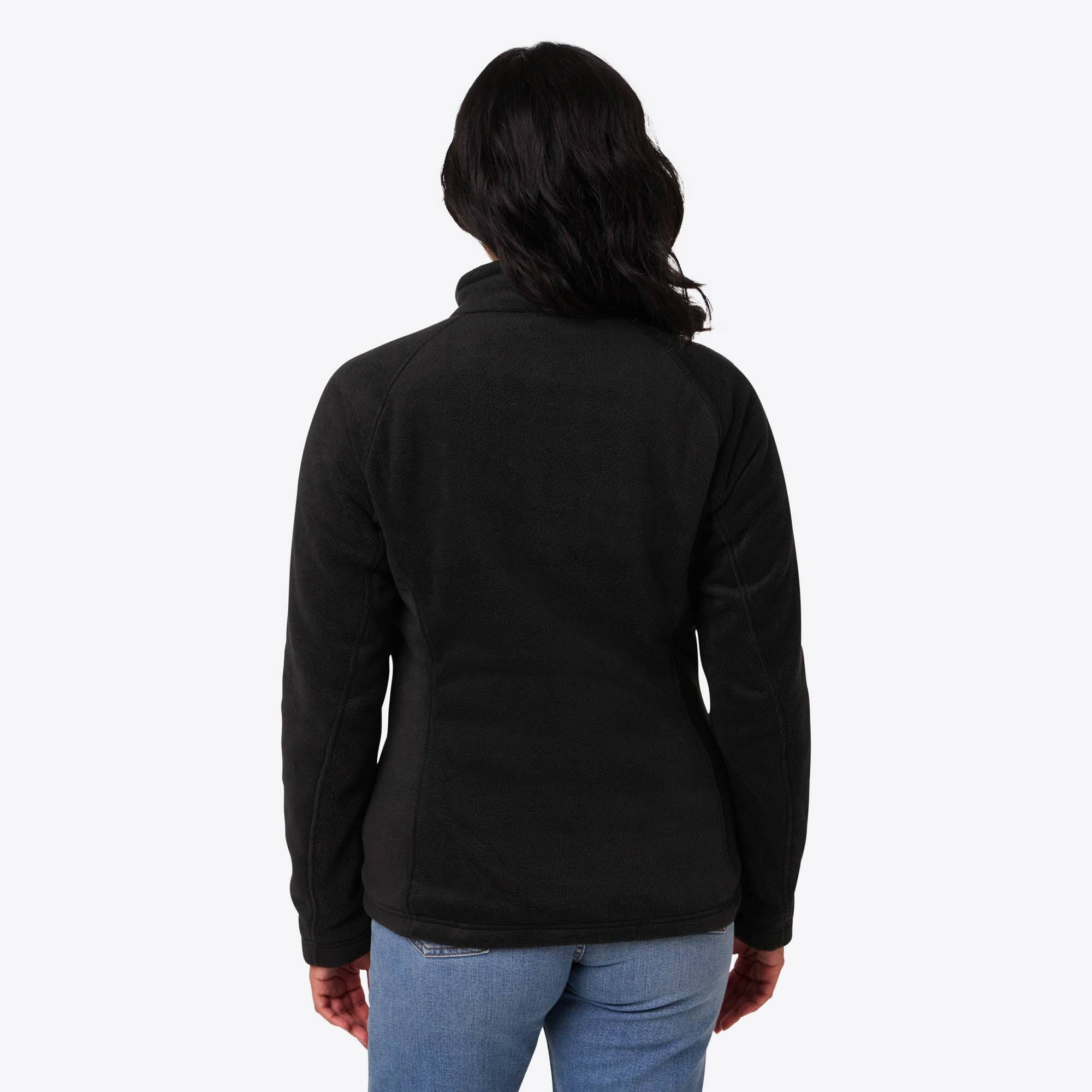 Back. Mobile Warming - Women's Trek 2.0 Heated Fleece Jacket - Black.