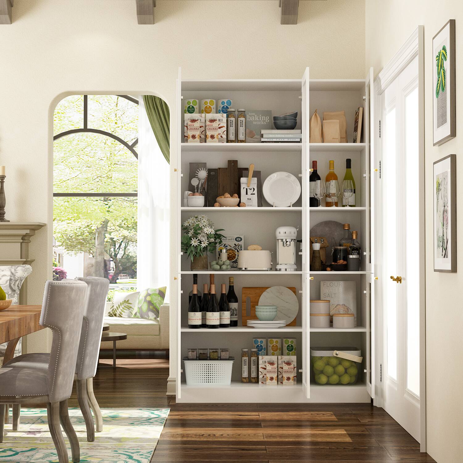 baking works, flour, salt