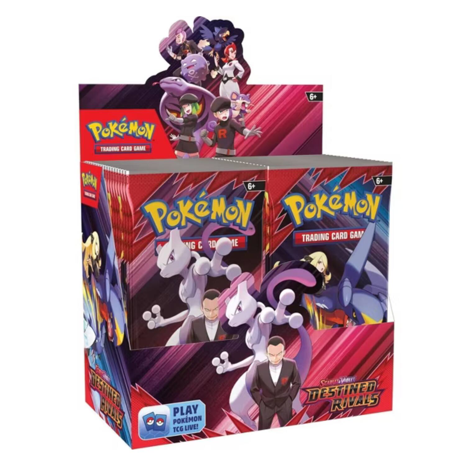 Pokémon Trading Card Game  
6+  
Pokémon Trading Card Game  
6+  
Destined Rivals  
Play Pokémon TCG Live!  
Scian Scurt