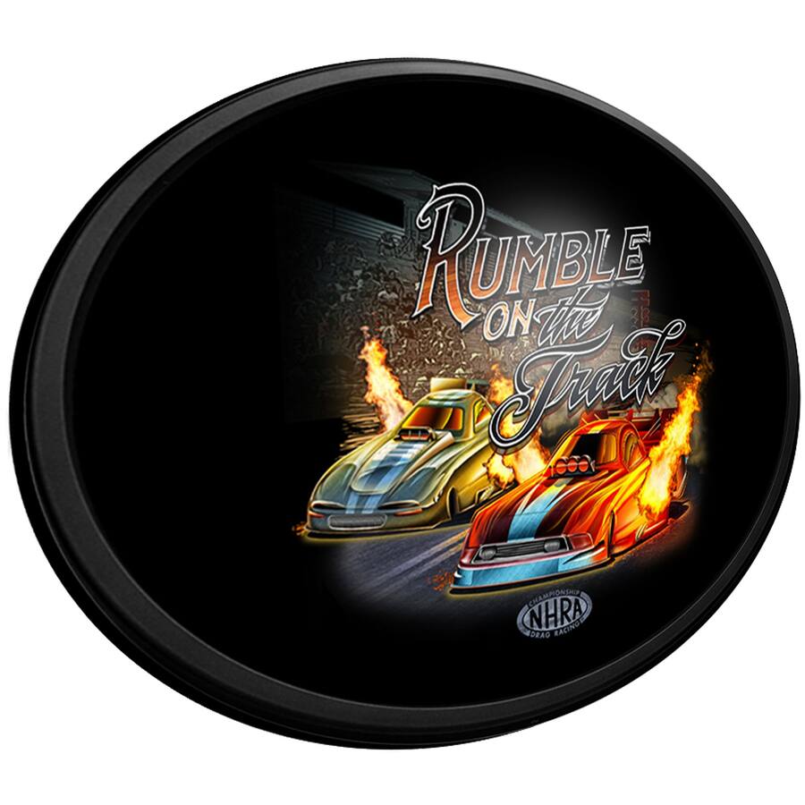 Max Rumble Signs The Fan Brand NHRA Rumble on the Track 18'' x 14'' Slimline Illuminated ...