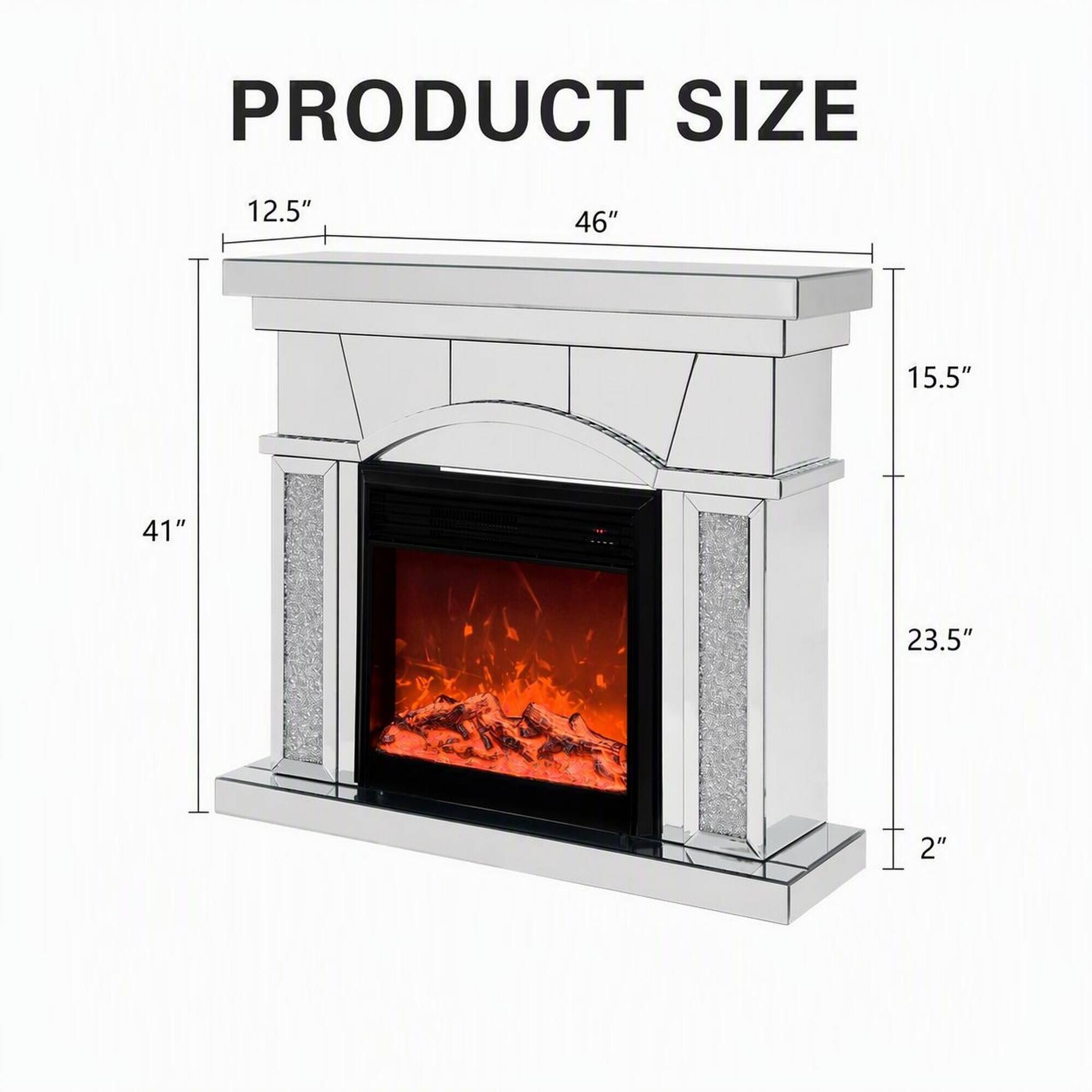 PRODUCT SIZE
12.5"
46"
15.5"
41"
23.5"
2"