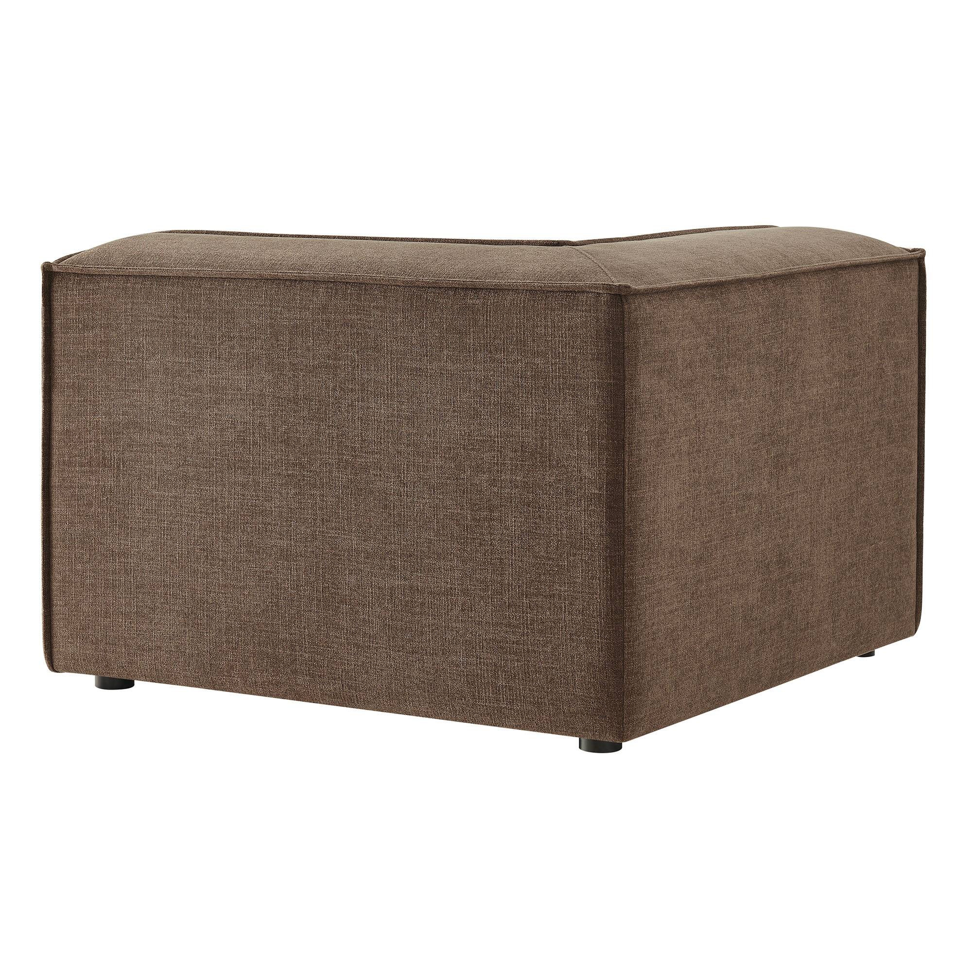 Alt View 5. Modway - Restore Performance Fabric Upholstered Modular Corner Chair by Modway - Mocha.